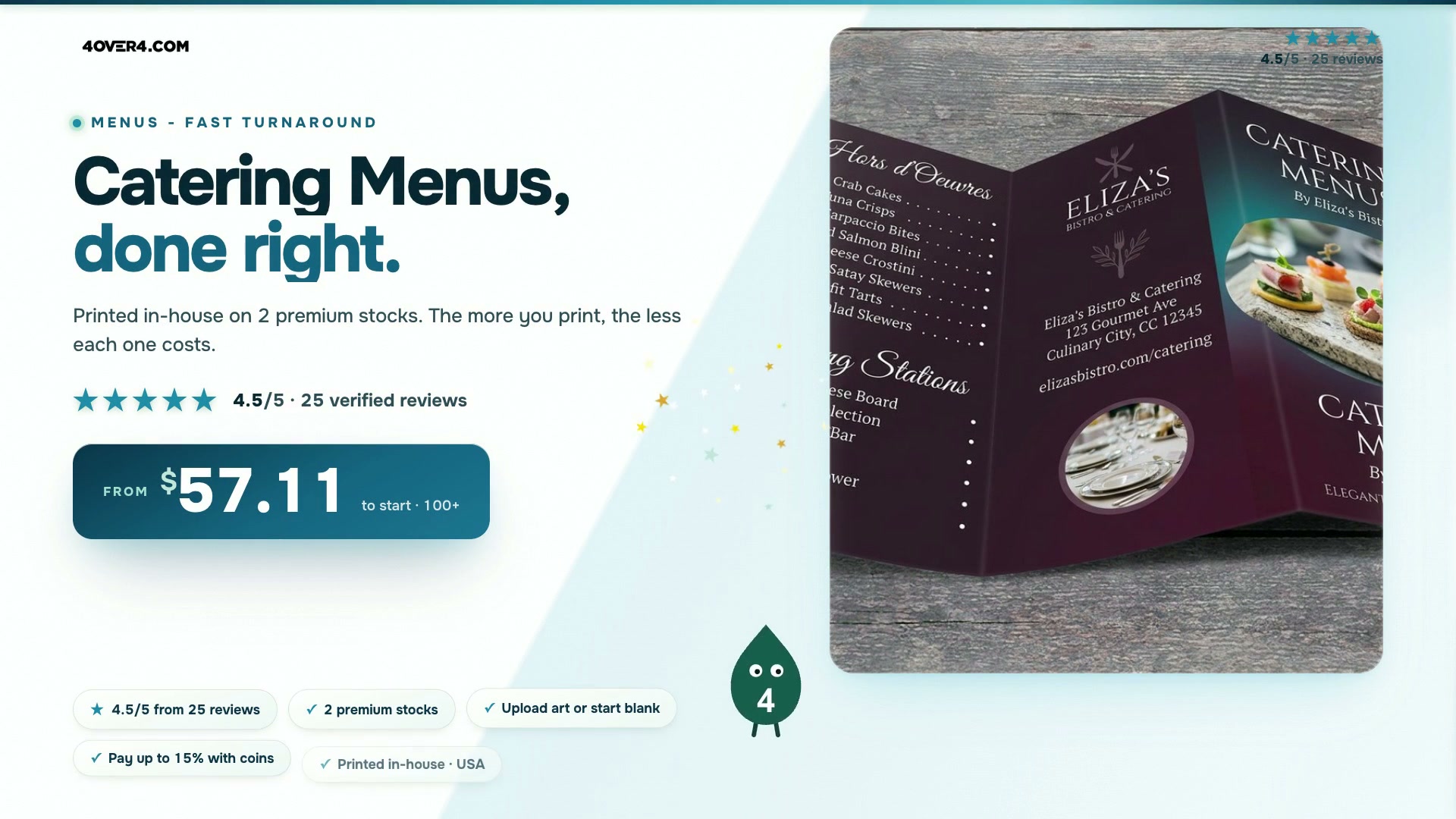 Catering Menus product video