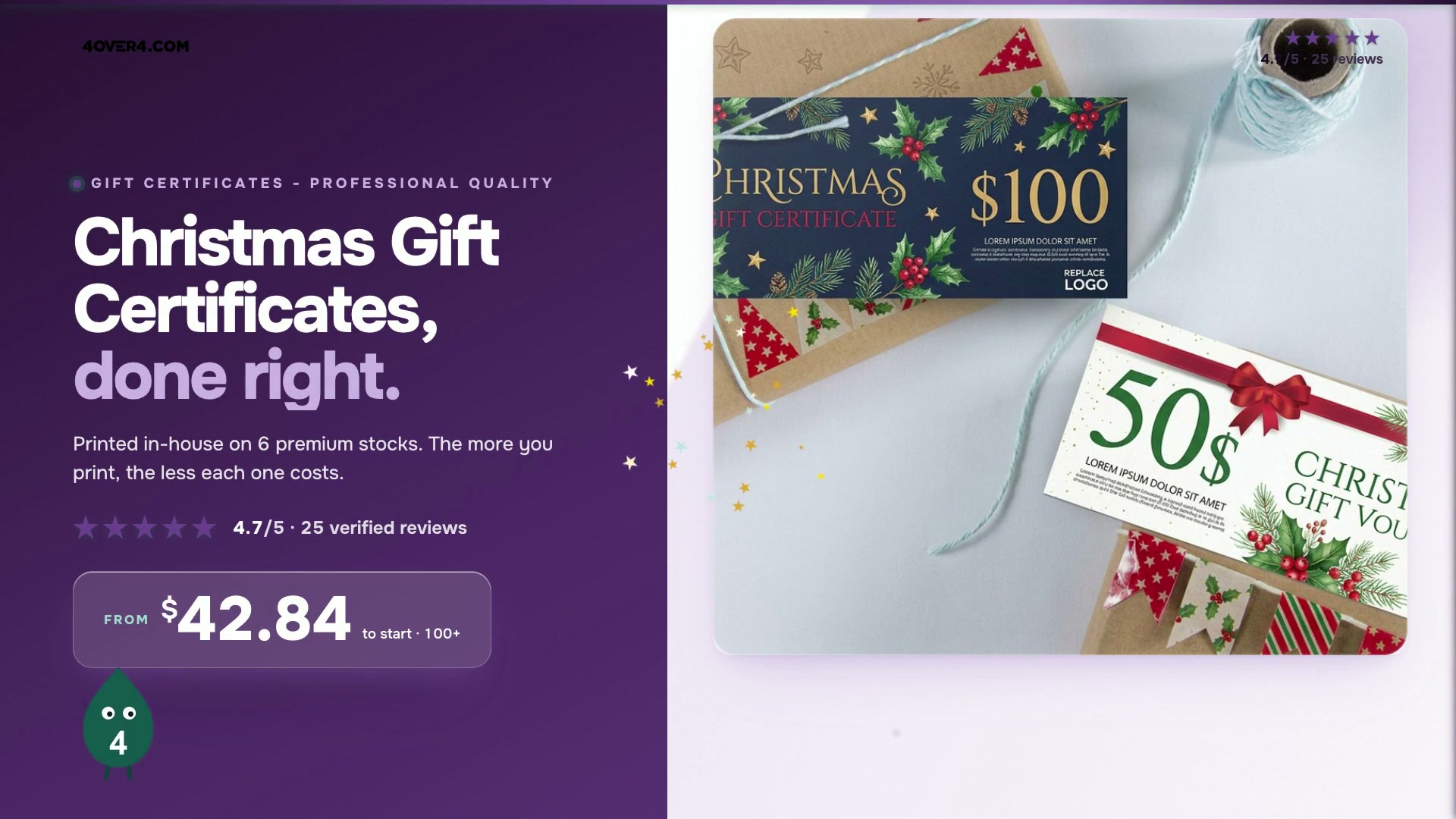 Christmas Gift Certificates product video