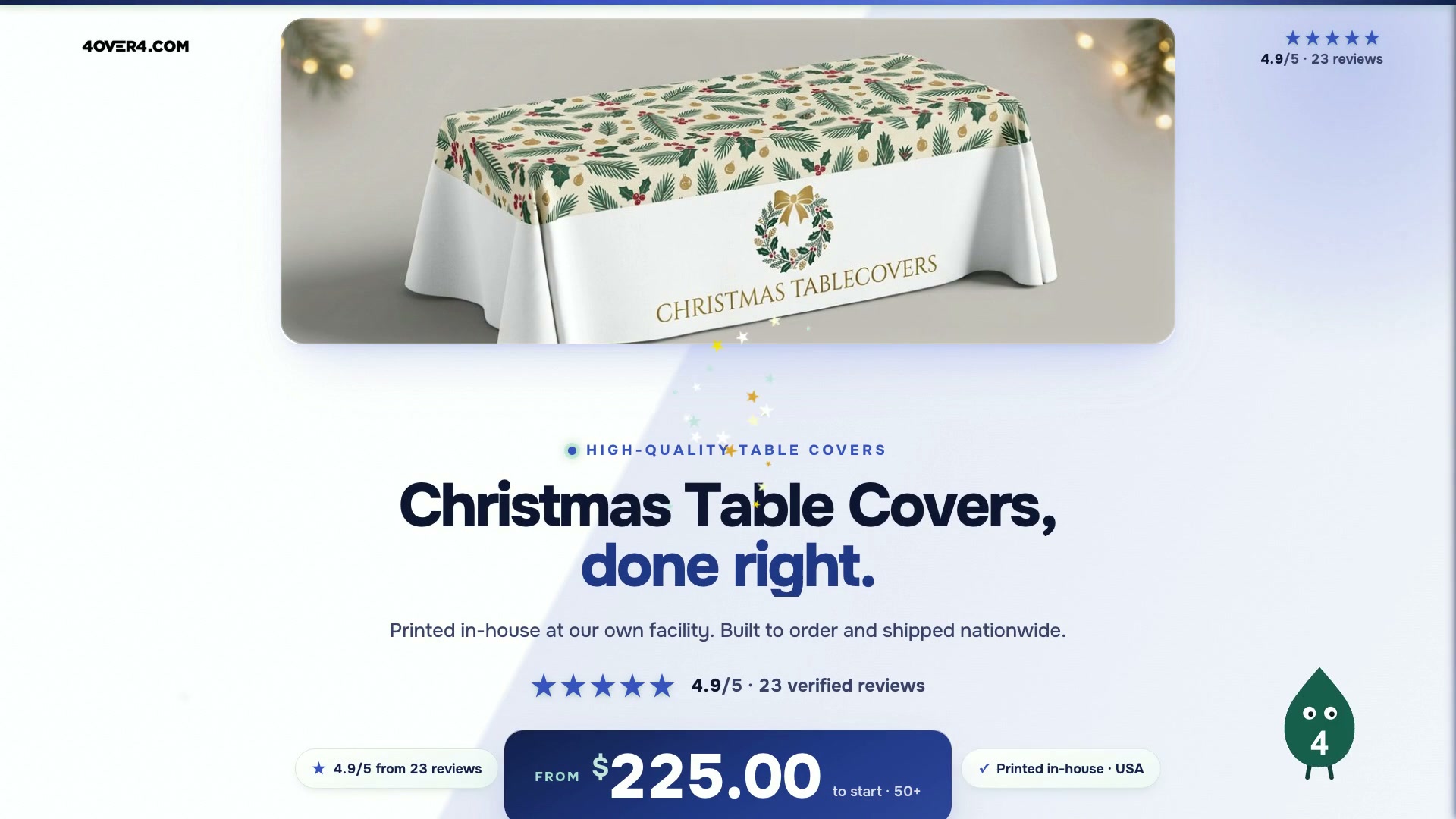 Christmas Table Covers product video