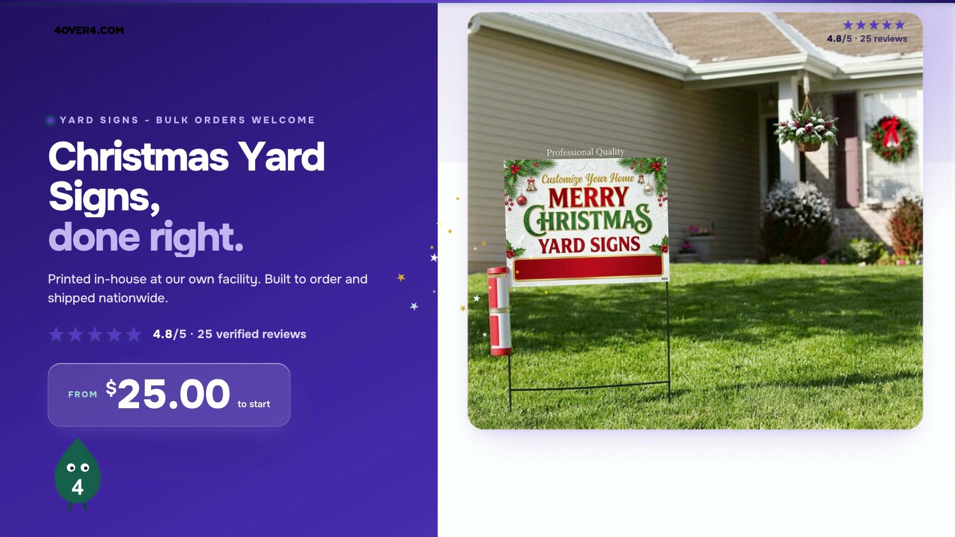 Christmas Yard Signs product video
