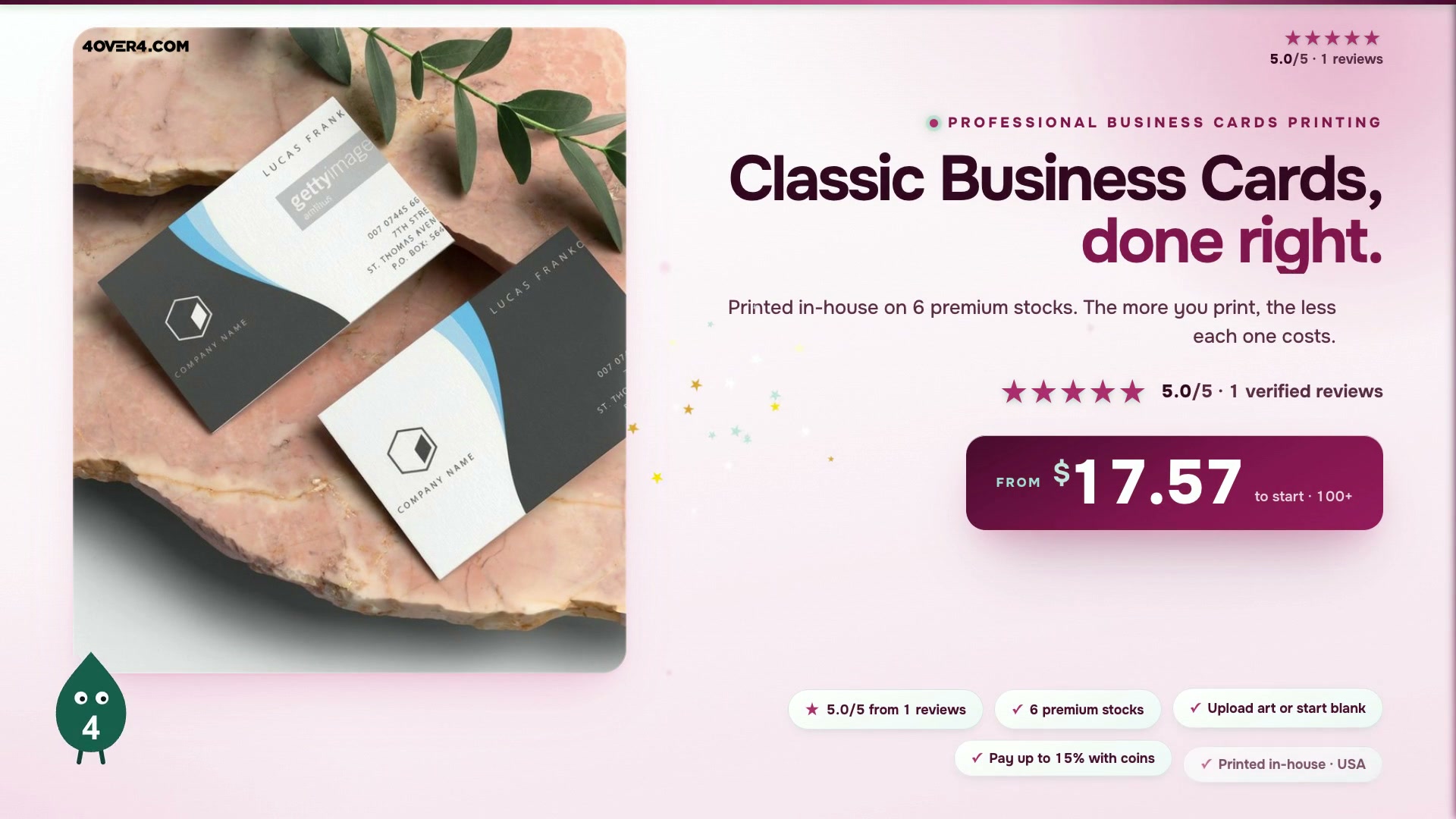 Classic Business Cards product video