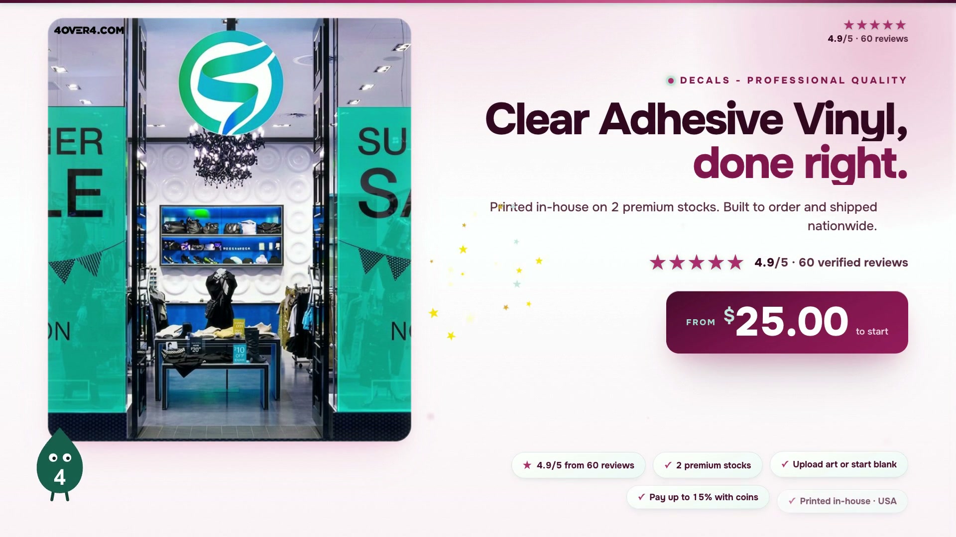 Clear Adhesive Vinyl product video