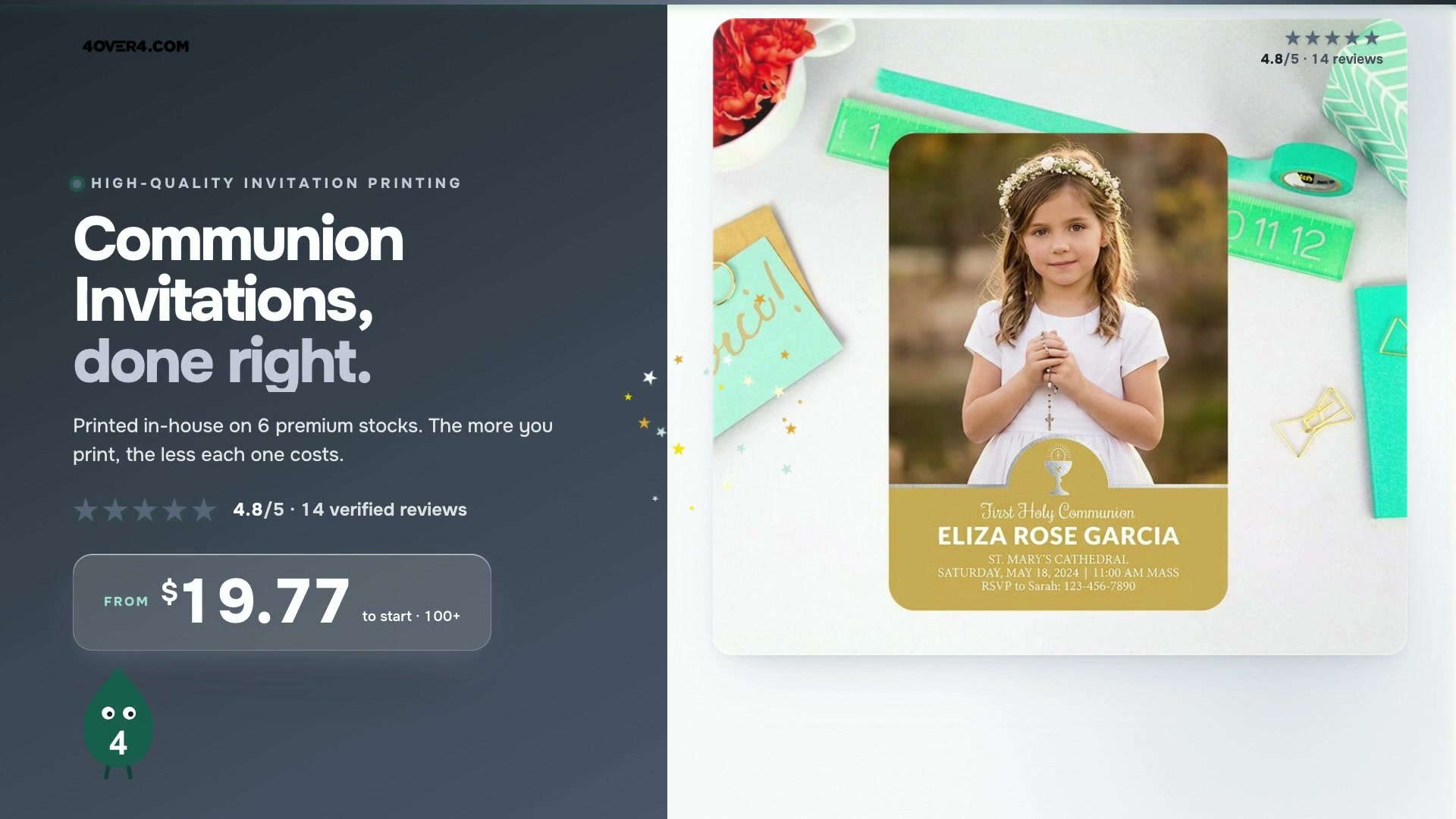 Communion Invitations product video