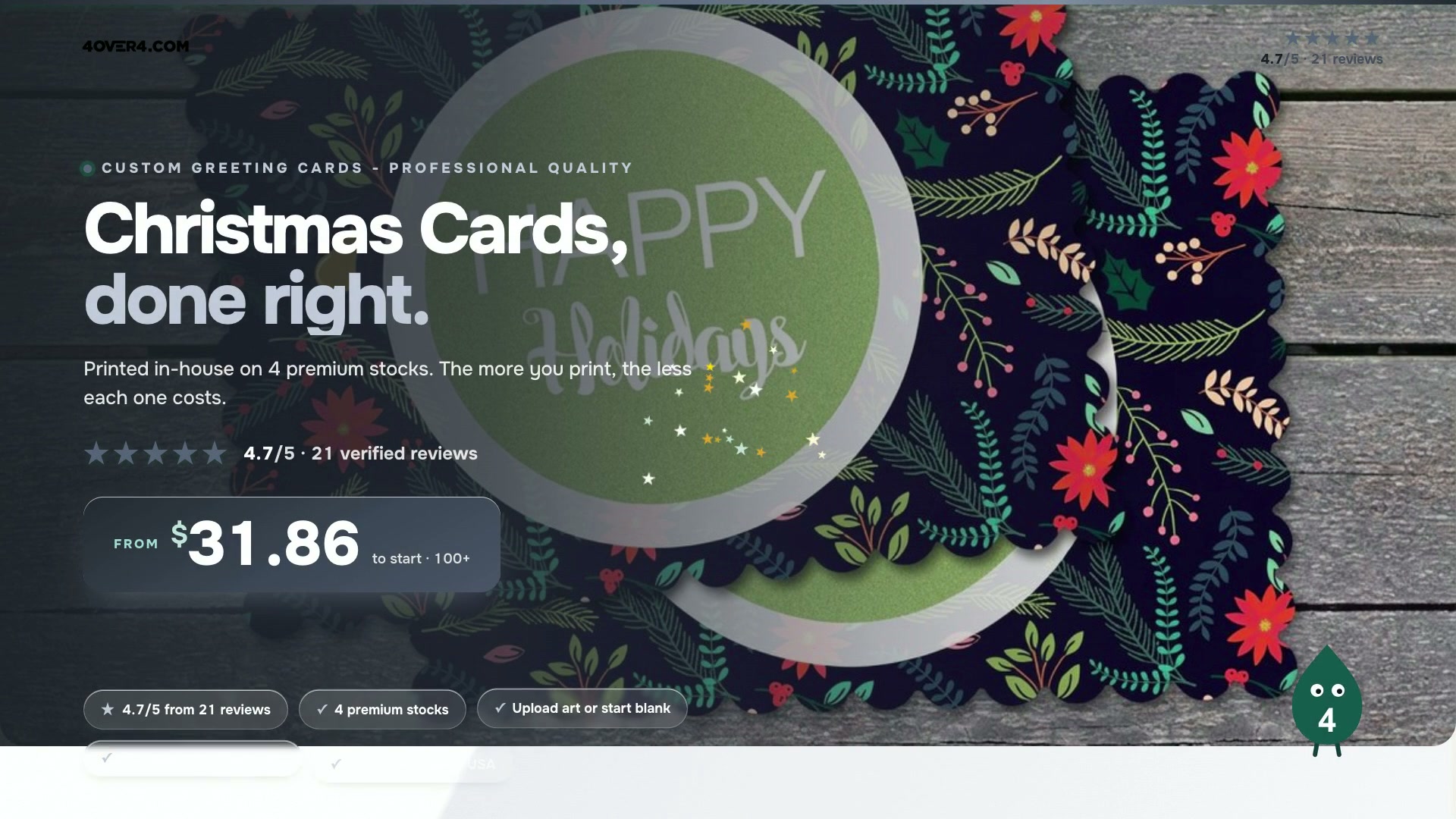 Christmas Cards product video
