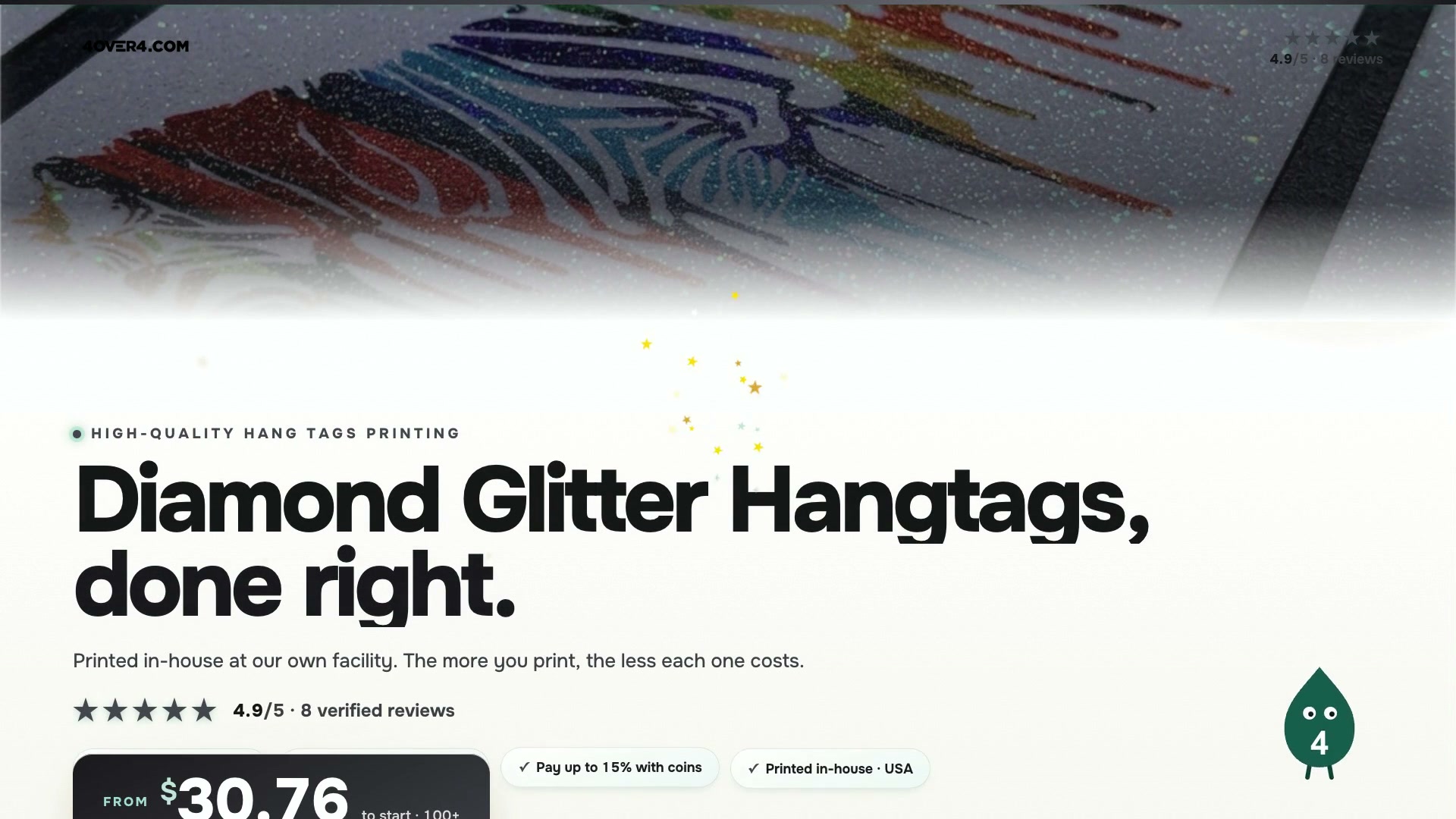 Diamond Glitter Hangtags product video