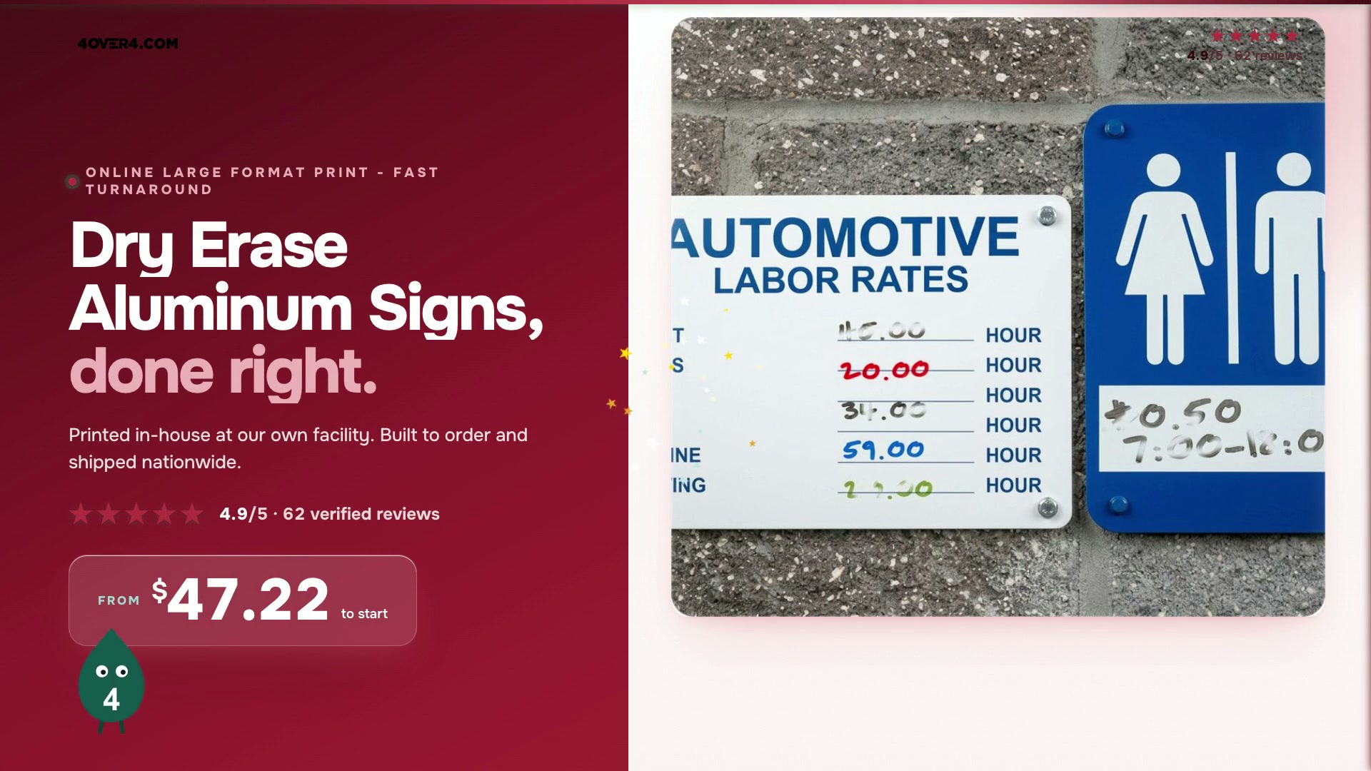 Dry Erase Aluminum Signs product video