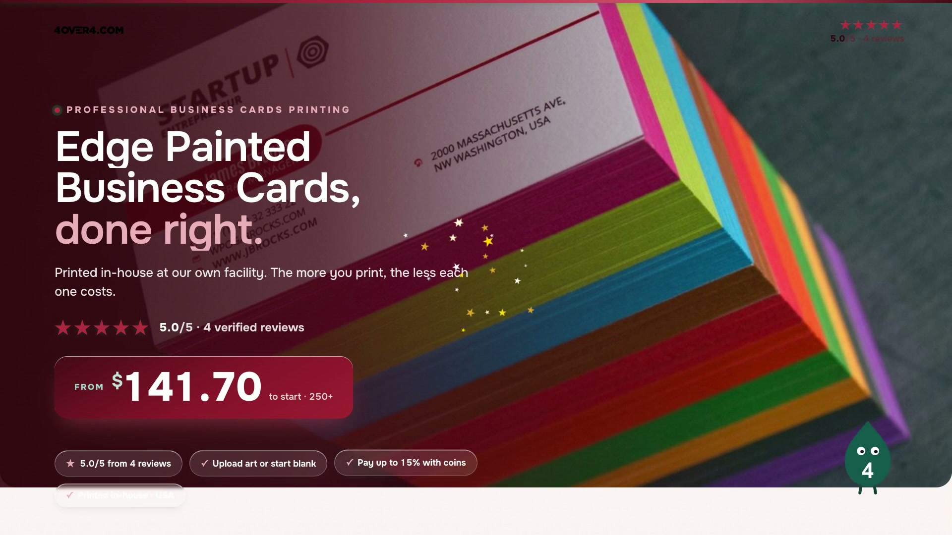 Edge Painted Business Cards product video