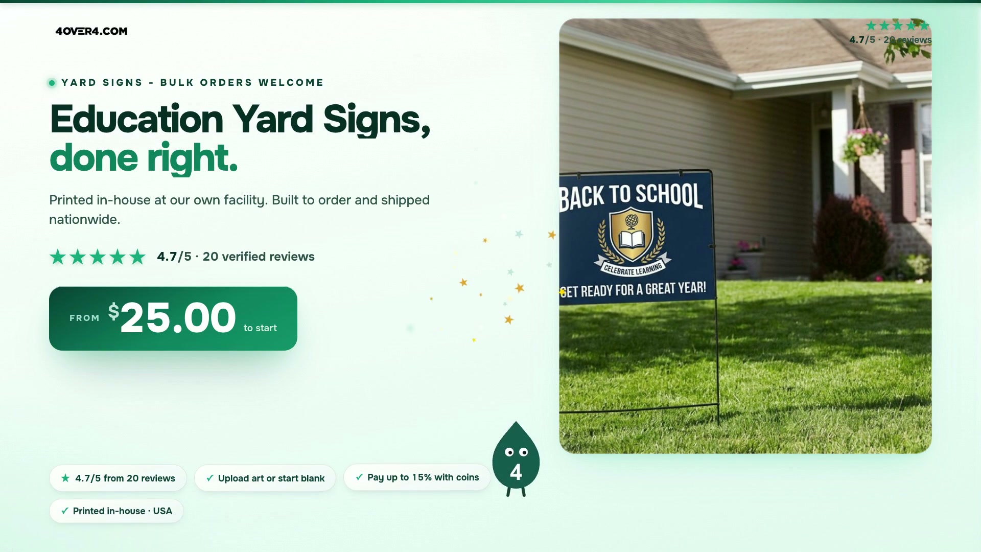 Education Yard Signs product video