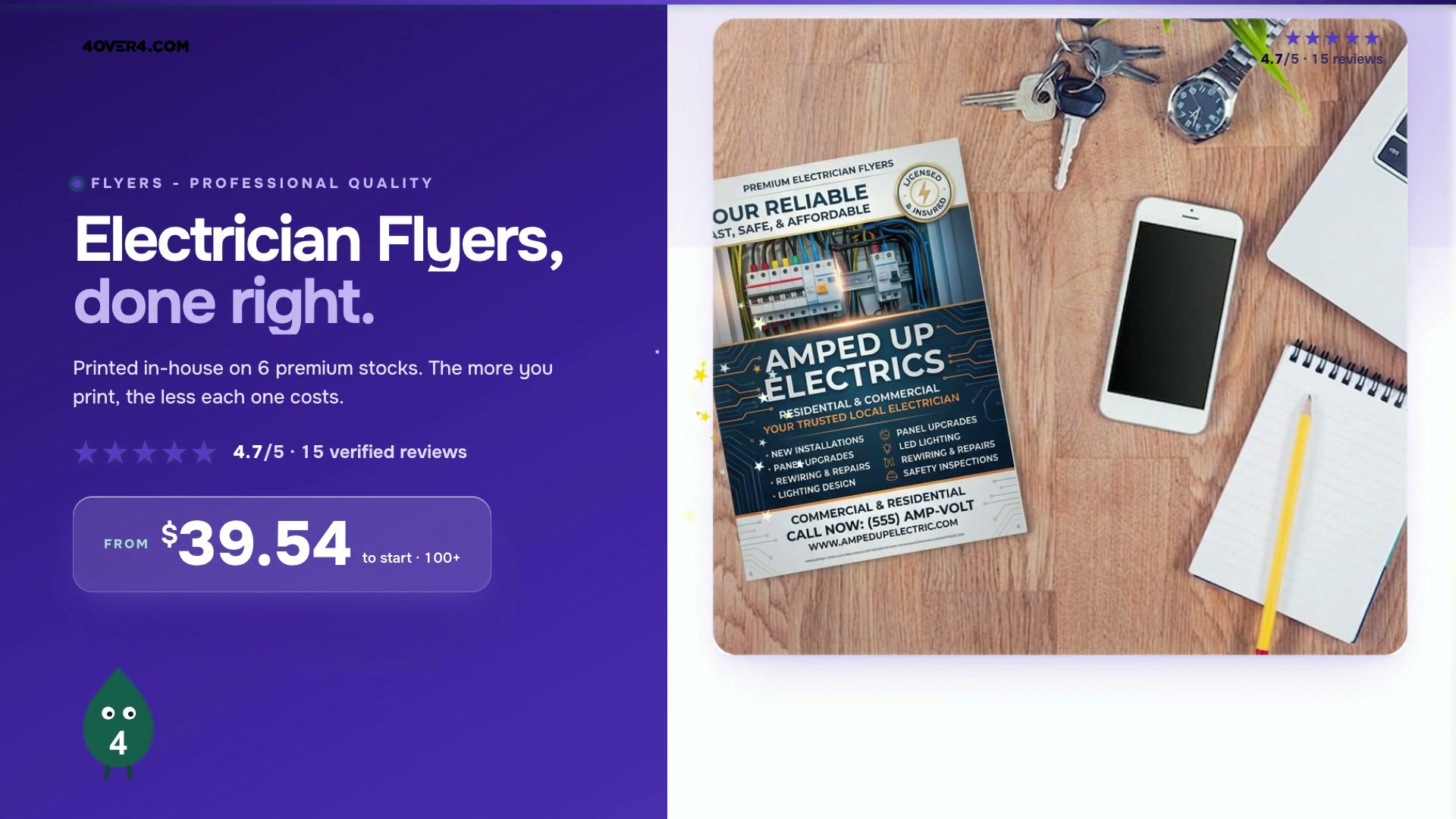 Electrician Flyers product video