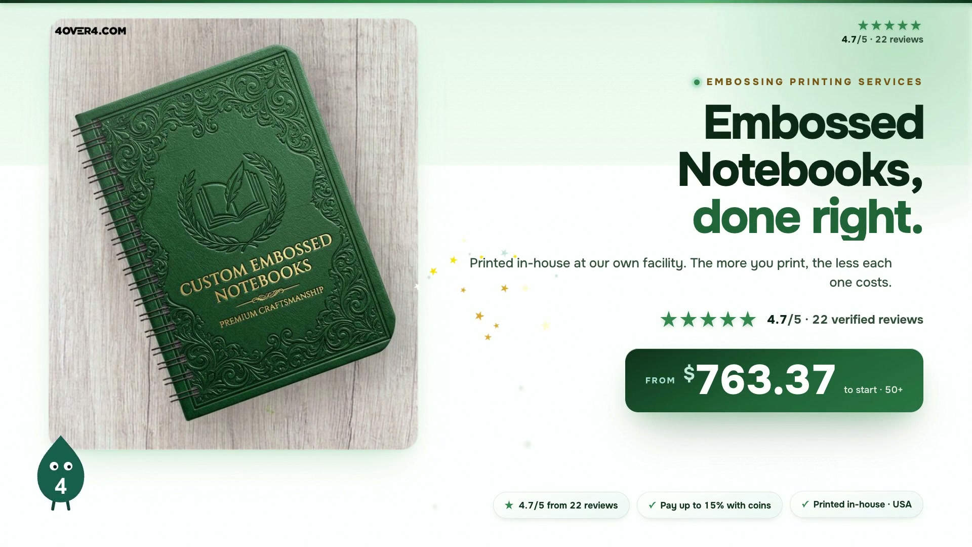 Embossed Notebooks product video