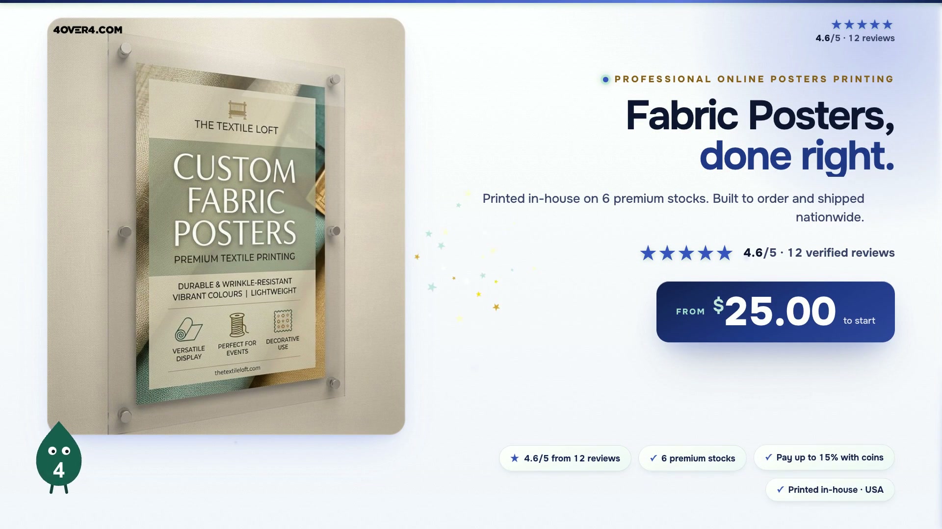 Fabric Posters product video