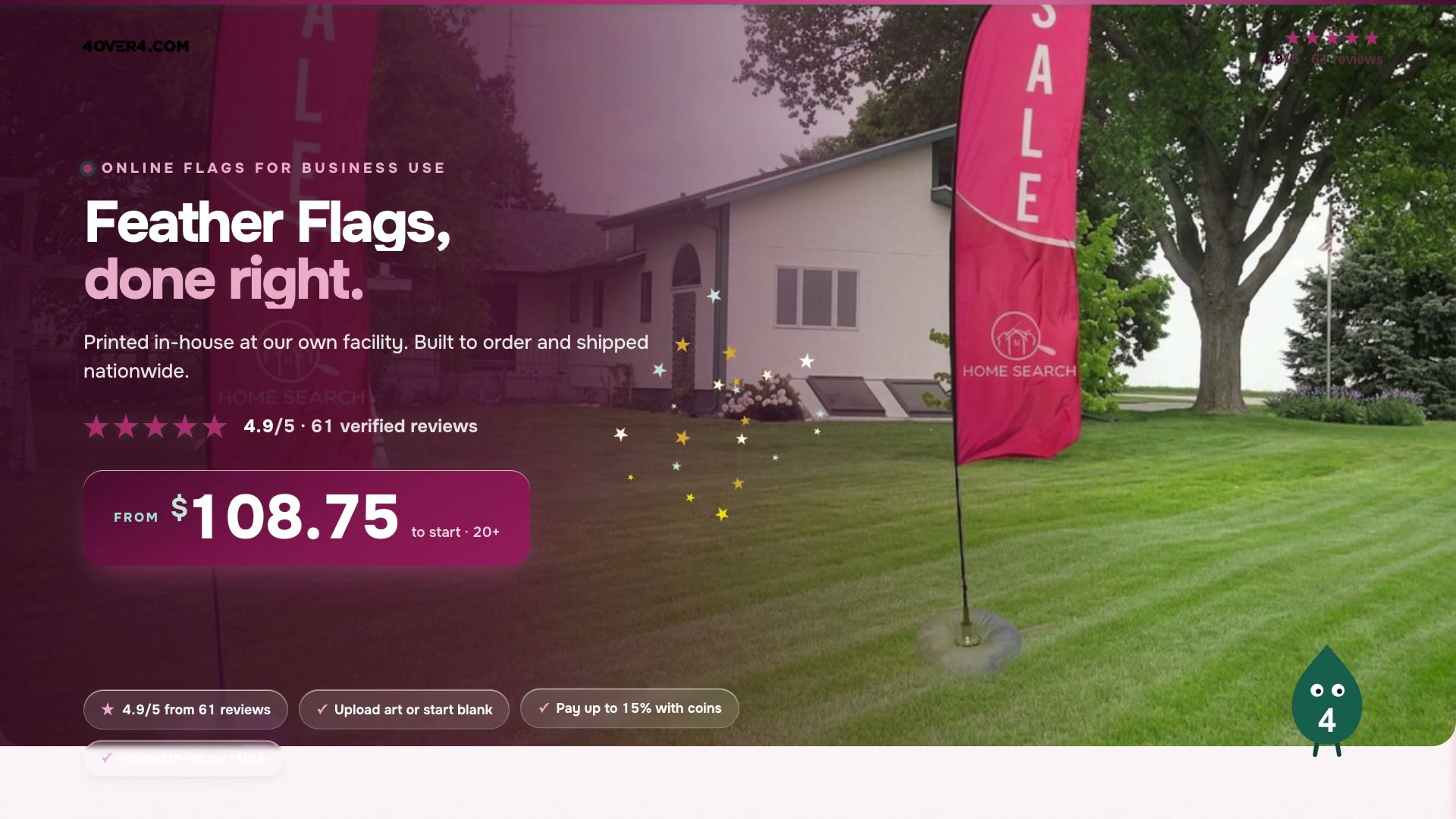 Feather Flags product video