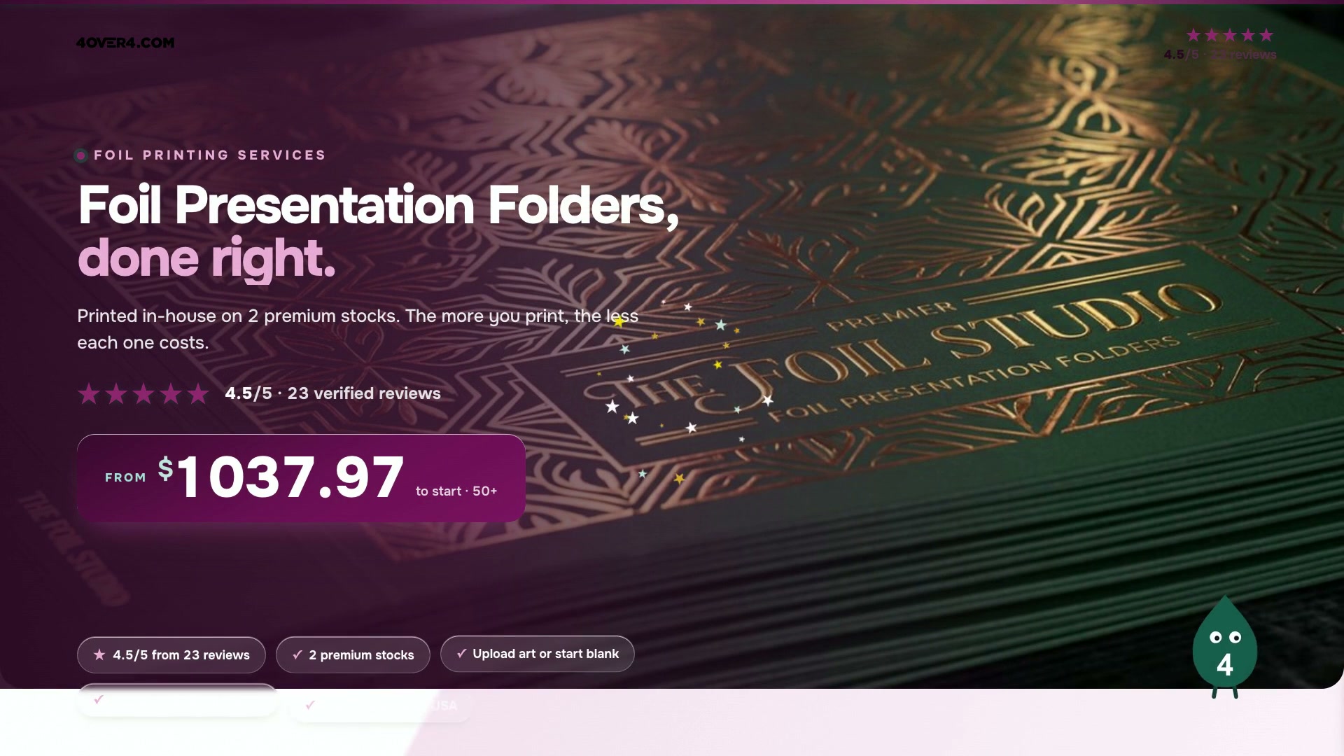 Foil Presentation Folders product video