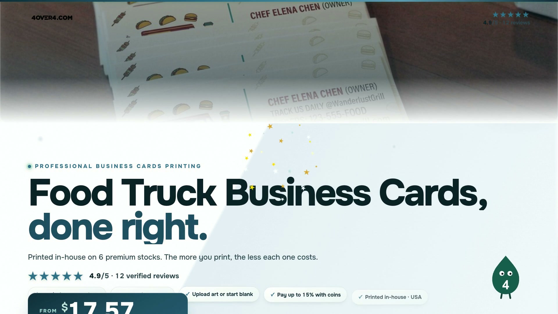 Food Truck Business Cards product video