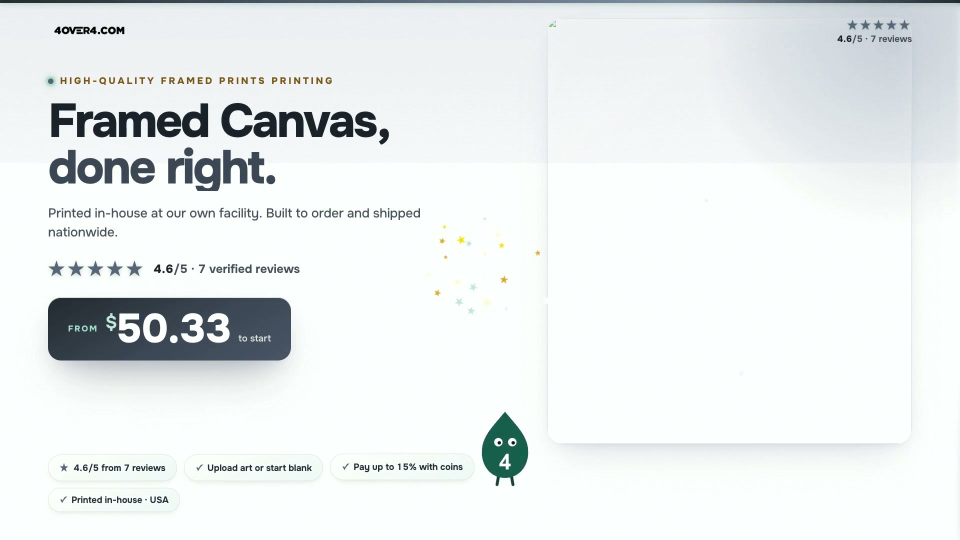Framed Canvas product video