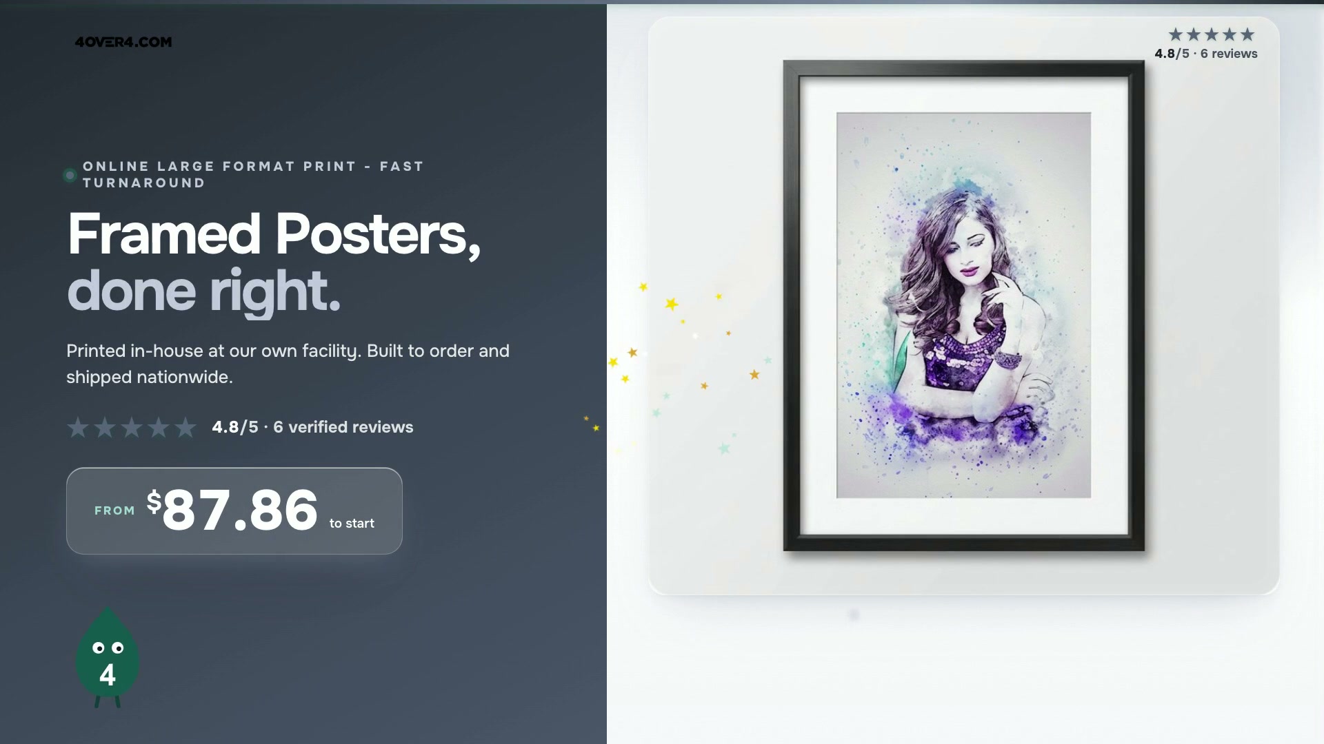 Framed Posters product video