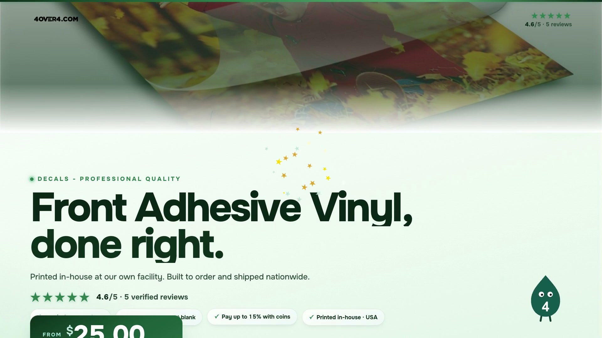 Front Adhesive Vinyl product video