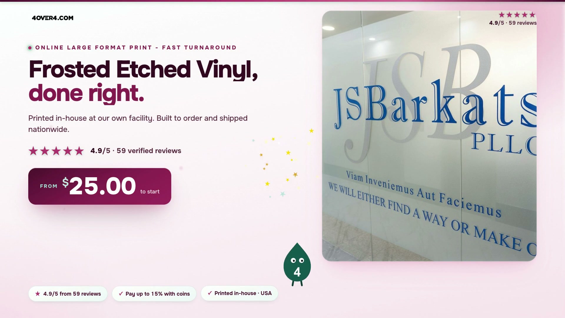 Frosted Etched Vinyl product video
