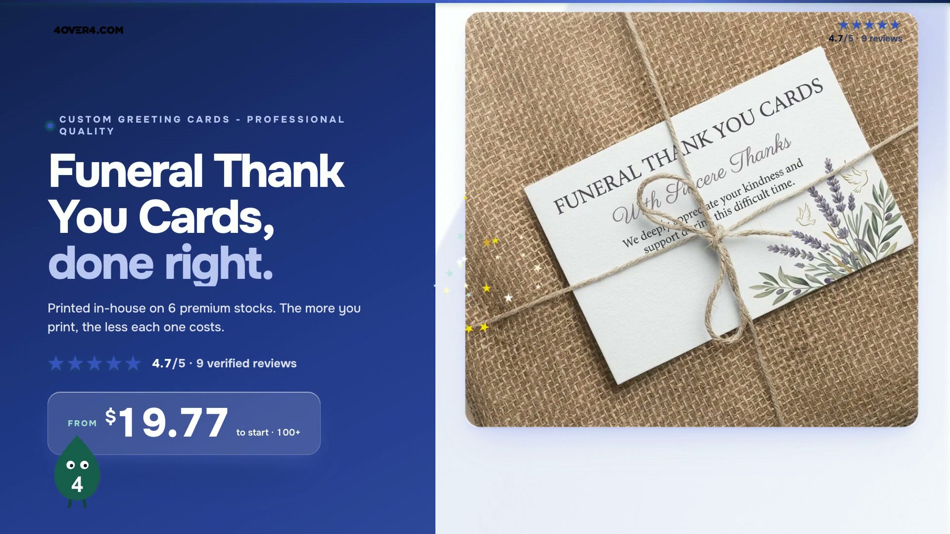 Funeral Thank You Cards product video