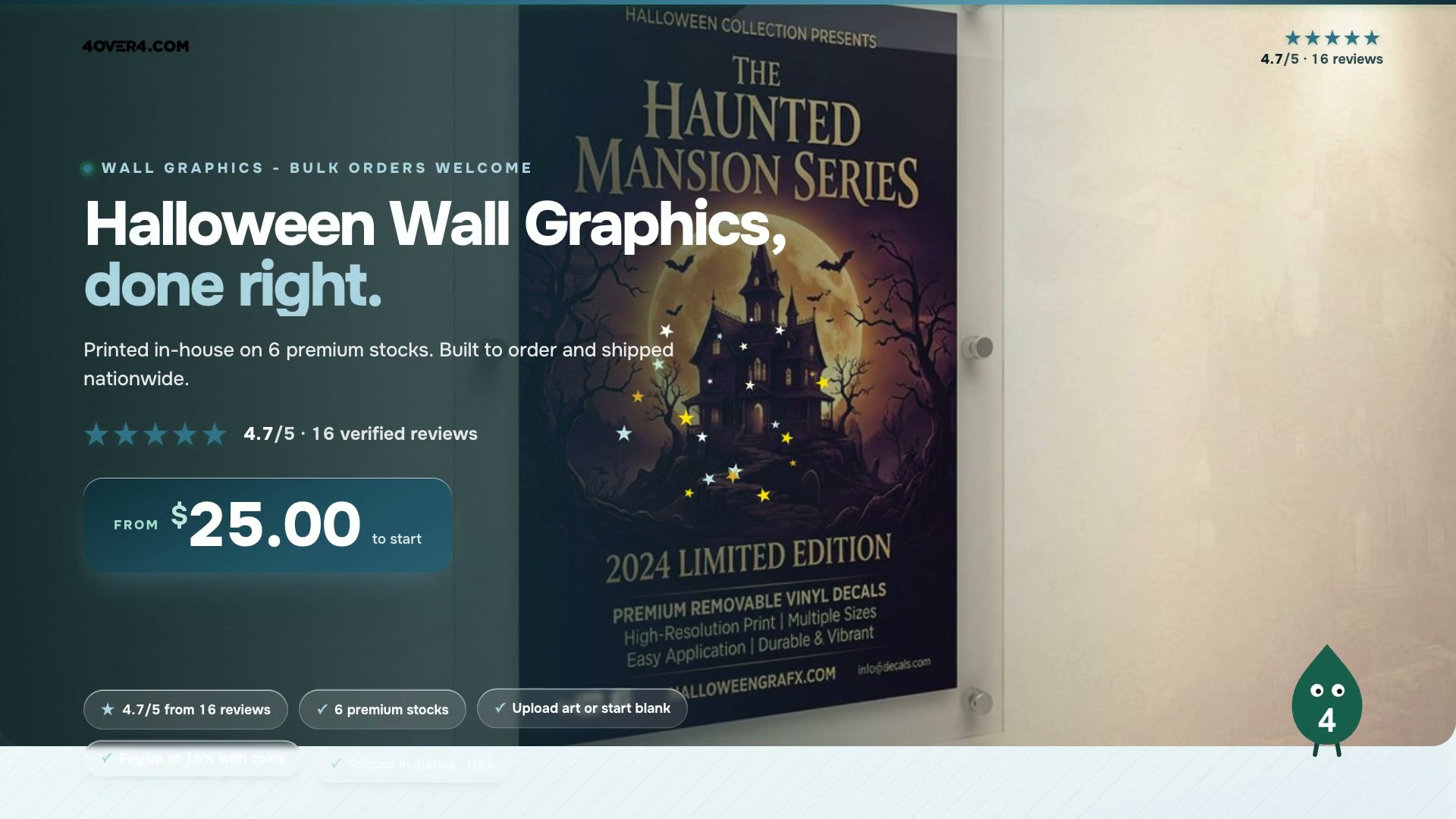 Halloween Wall Graphics product video