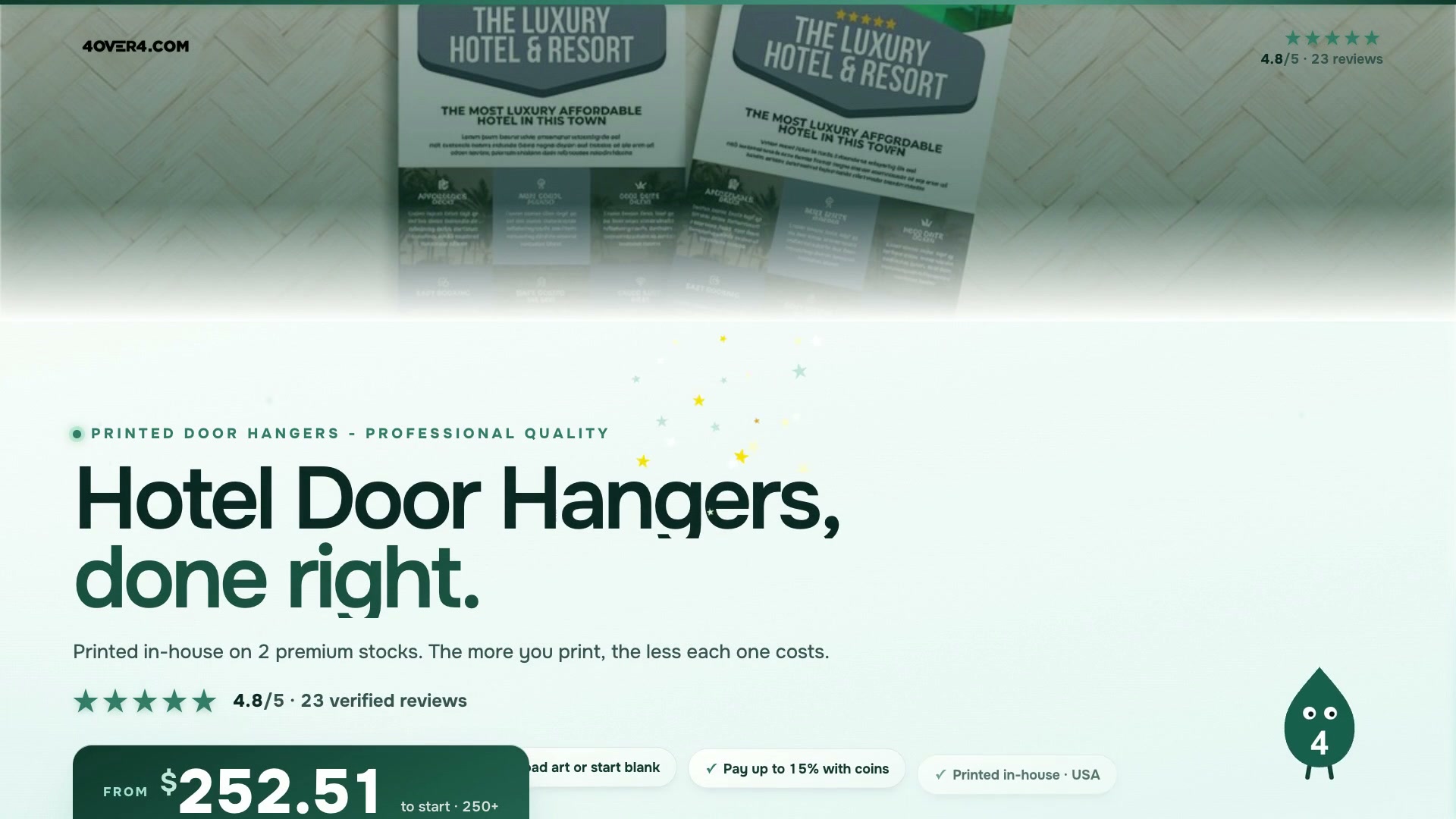 Hotel Door Hangers product video