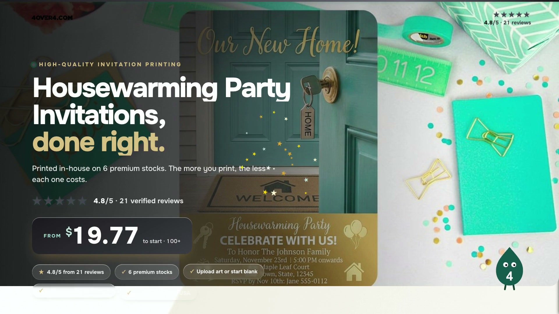 Housewarming Party Invitations product video