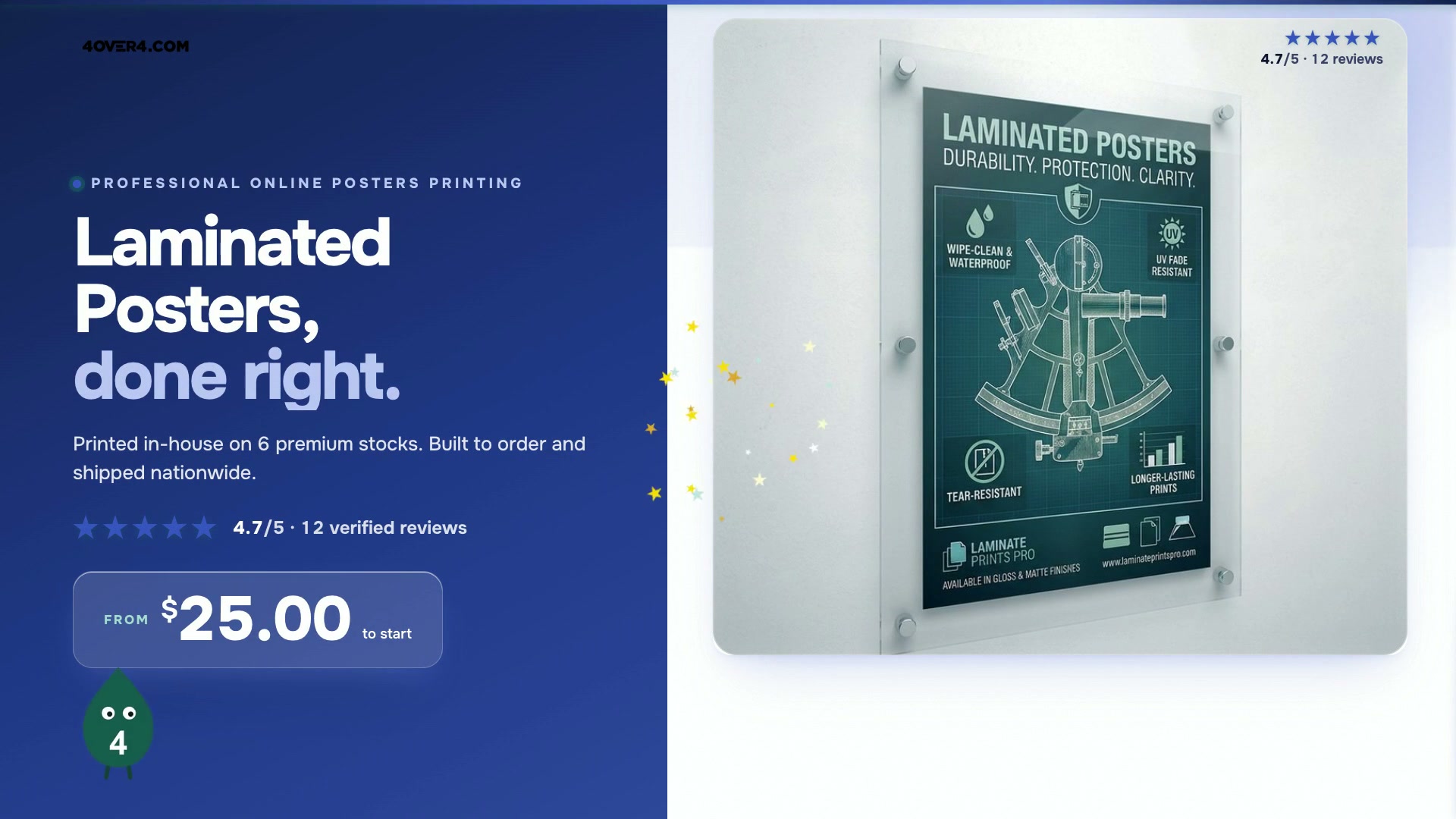 Laminated Posters product video