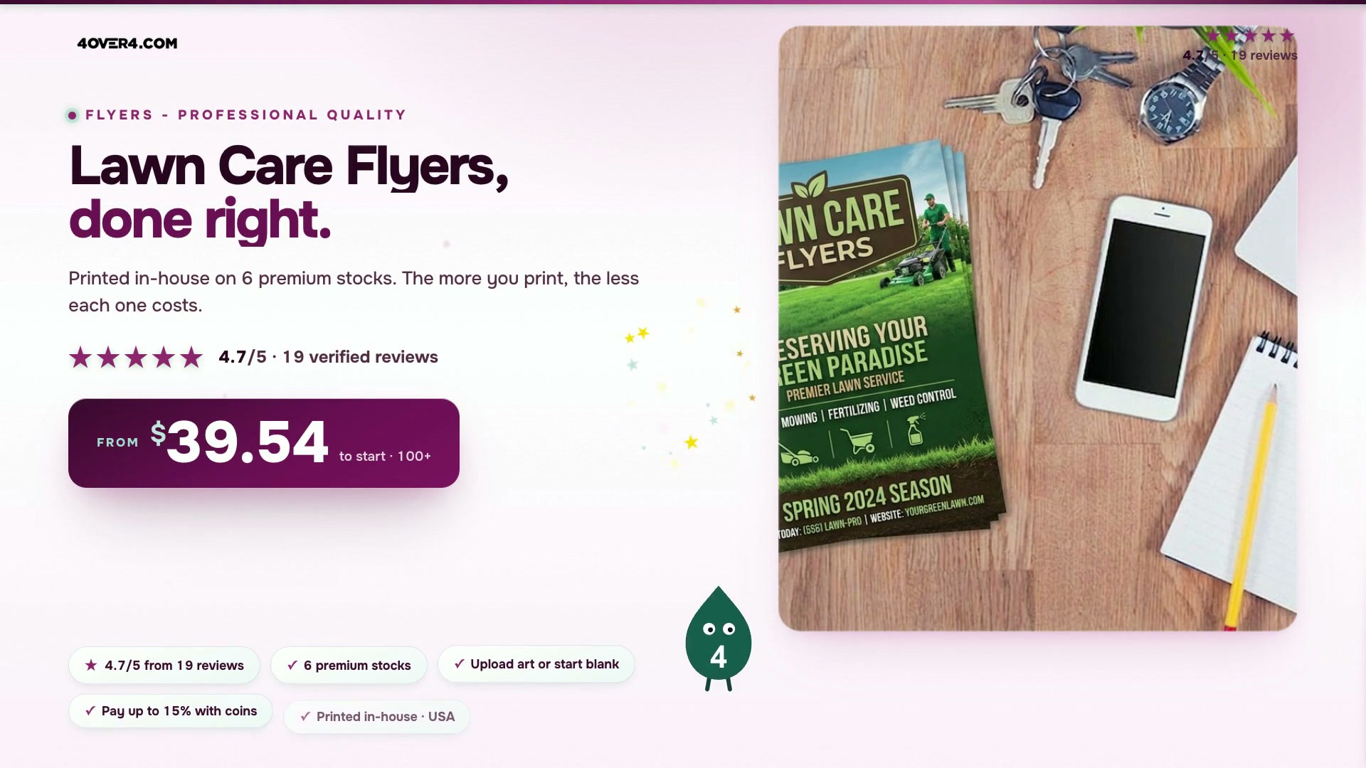 Lawn Care Flyers product video