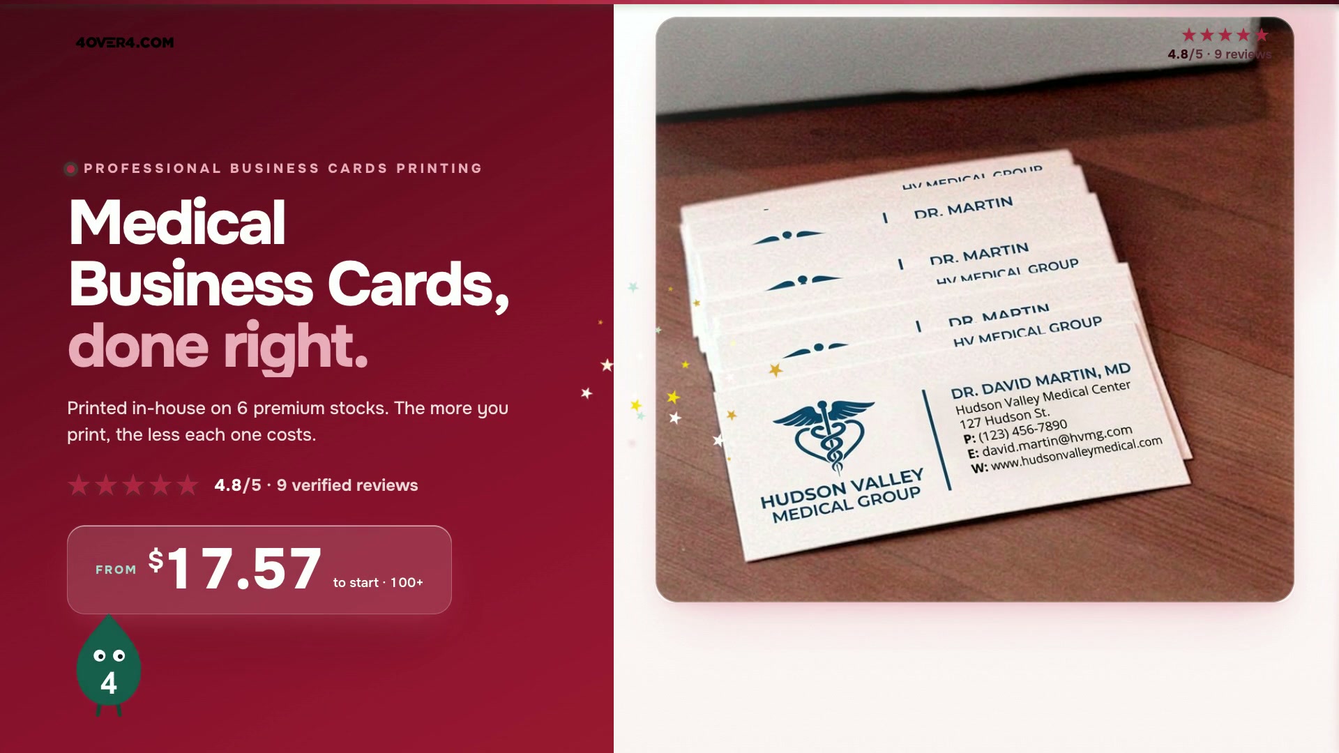 Medical Business Cards product video