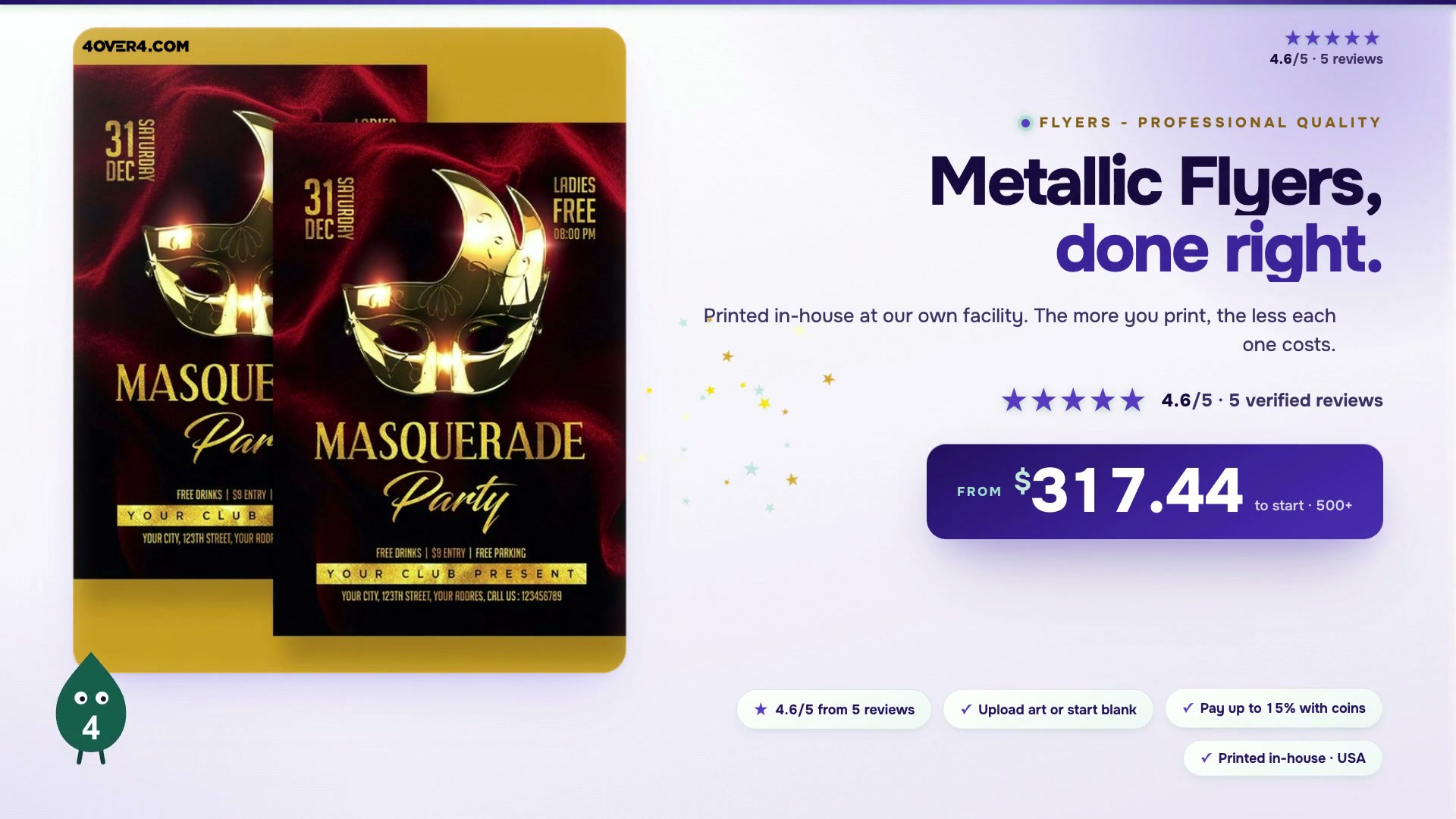 Metallic Flyers product video