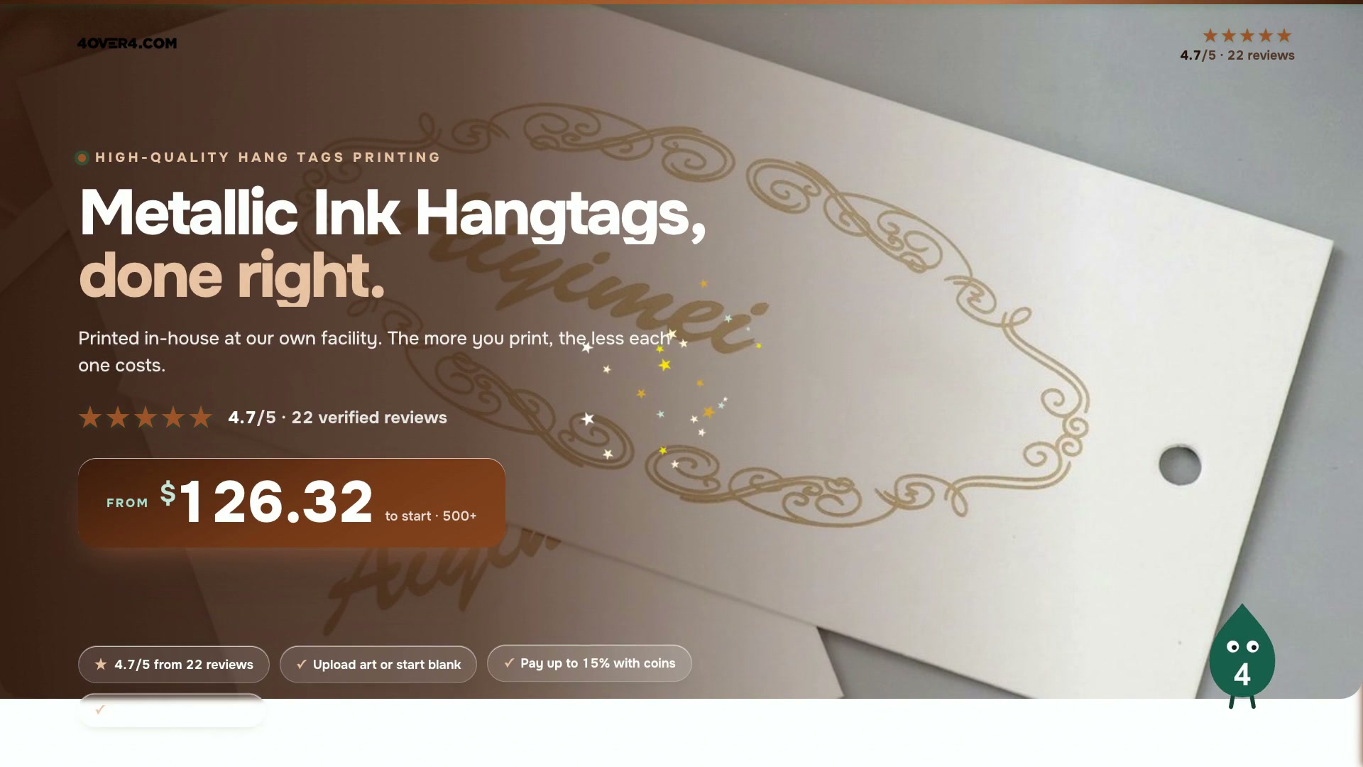 Metallic Ink Hangtags product video