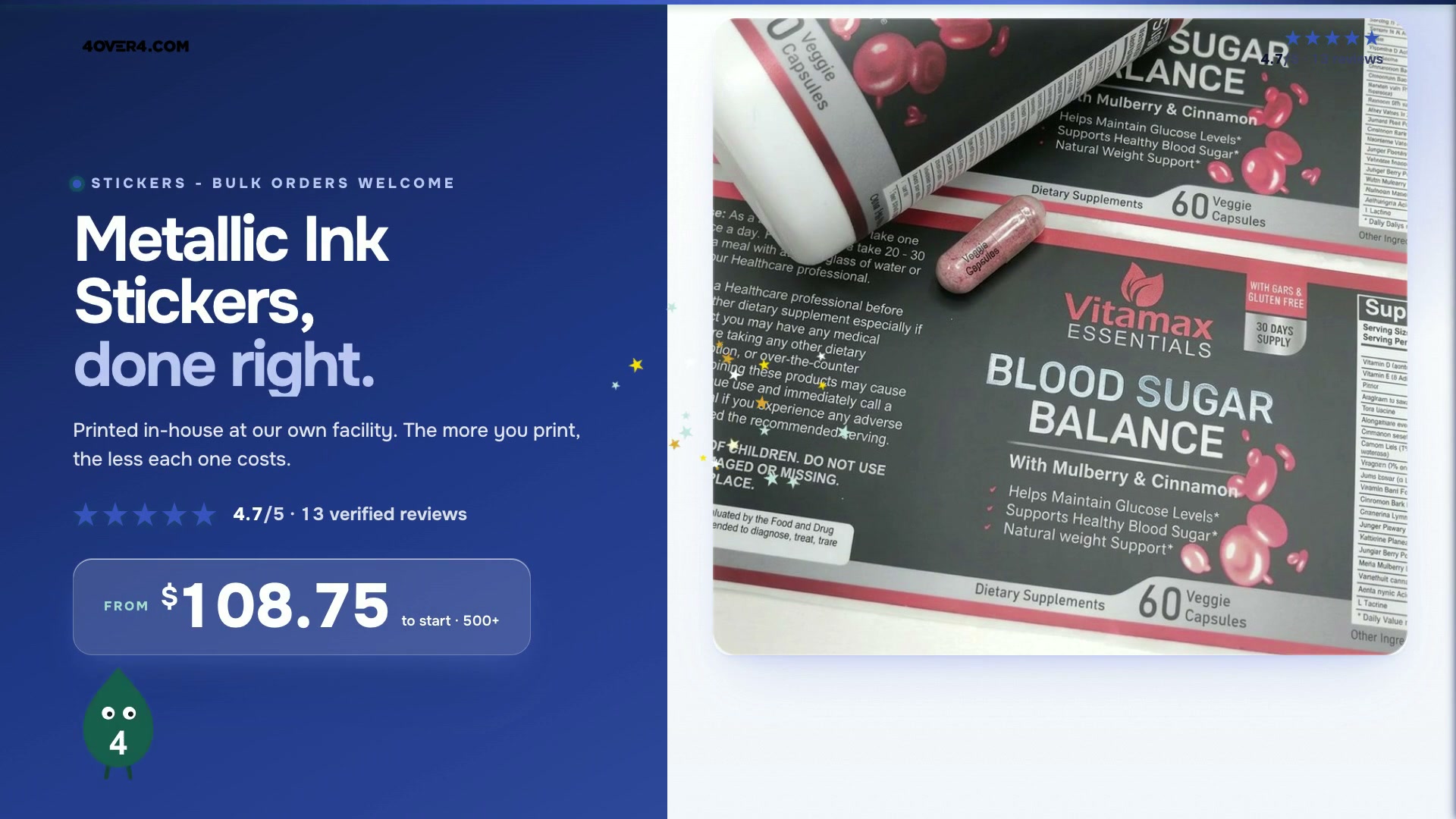 Metallic Ink Stickers product video