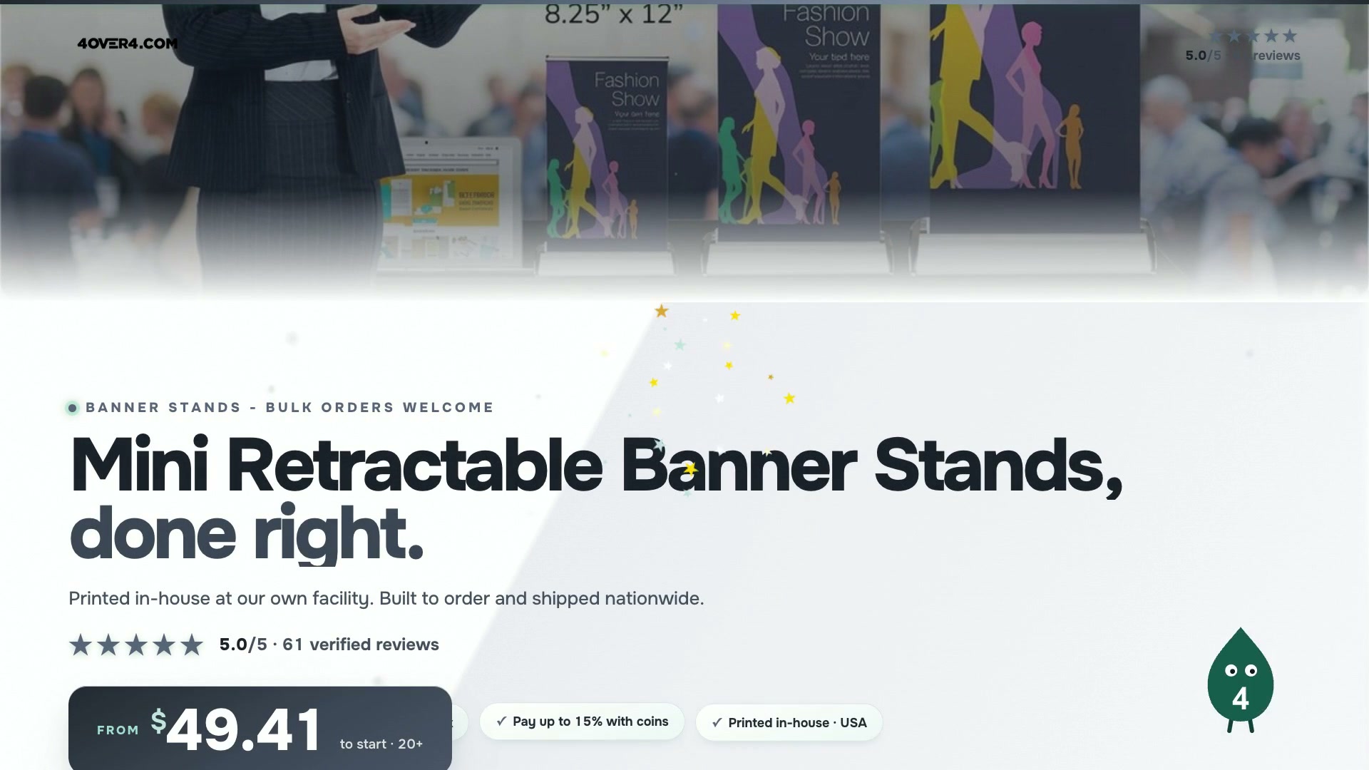 Mini Retractable Banner Stands product video