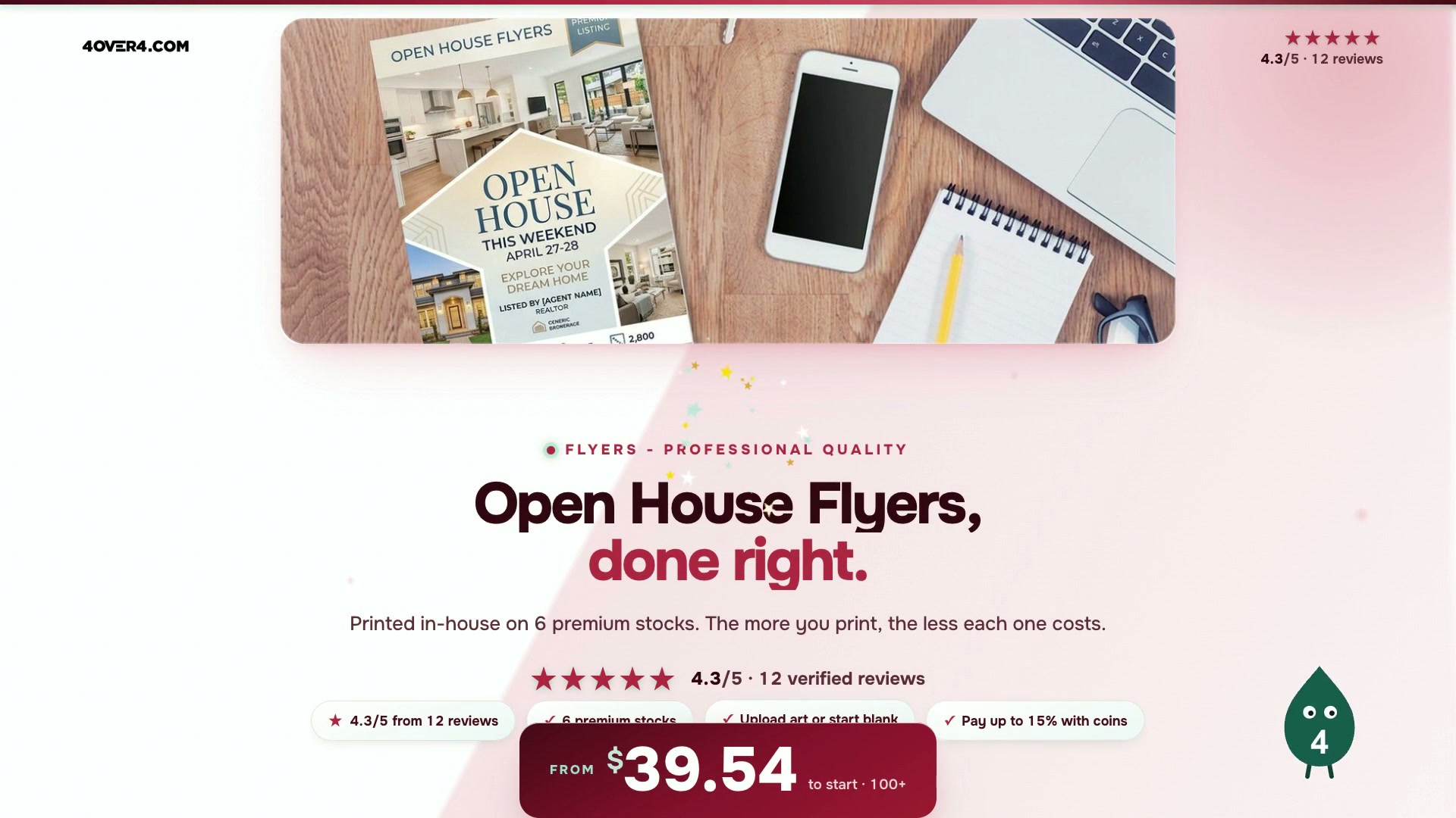 Open House Flyers product video