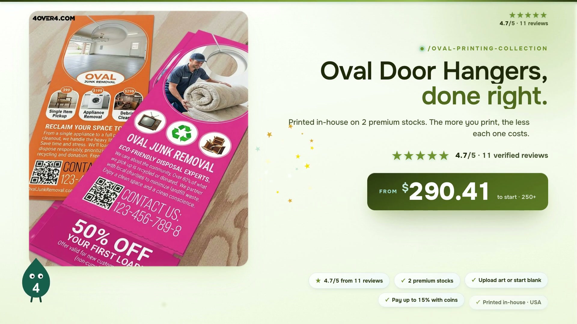 Oval Door Hangers product video