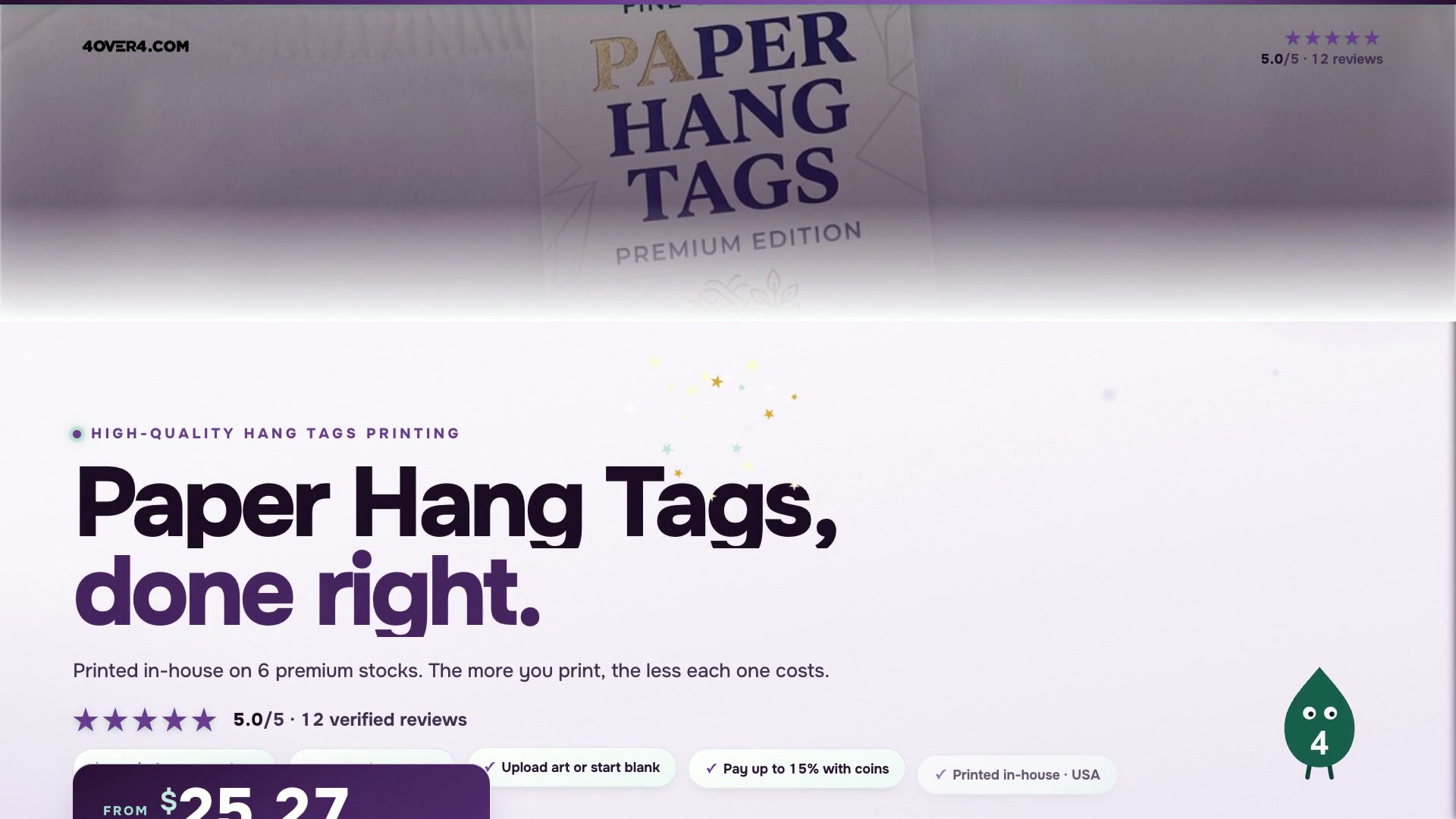 Paper Hang Tags product video