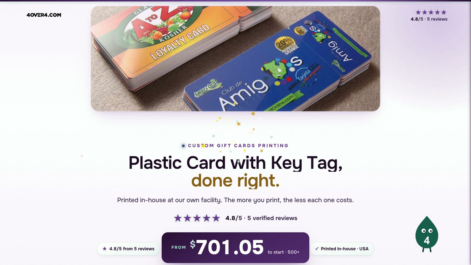 Plastic Card with Key Tag product video