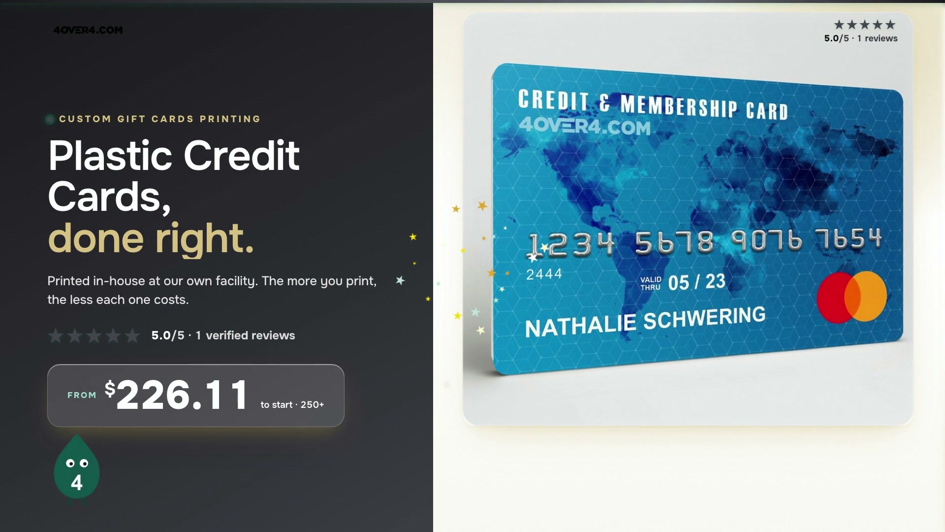 Plastic Credit Cards product video