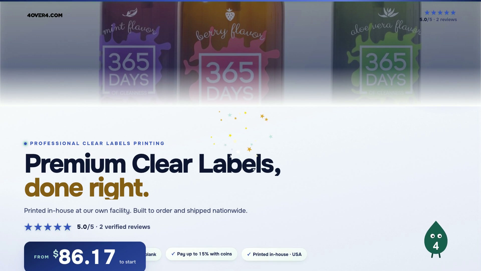 Premium Clear Labels product video