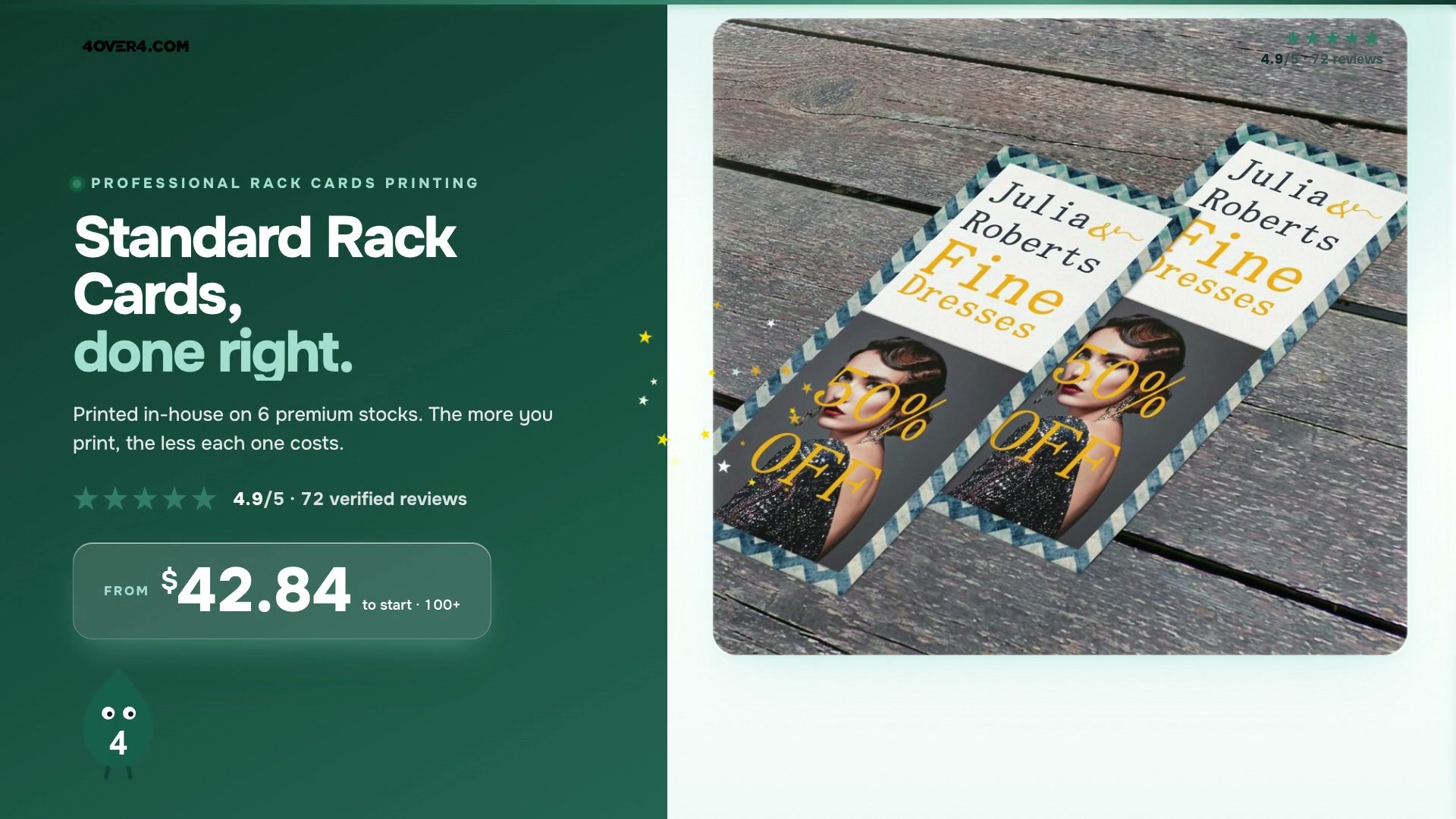 Standard Rack Cards product video