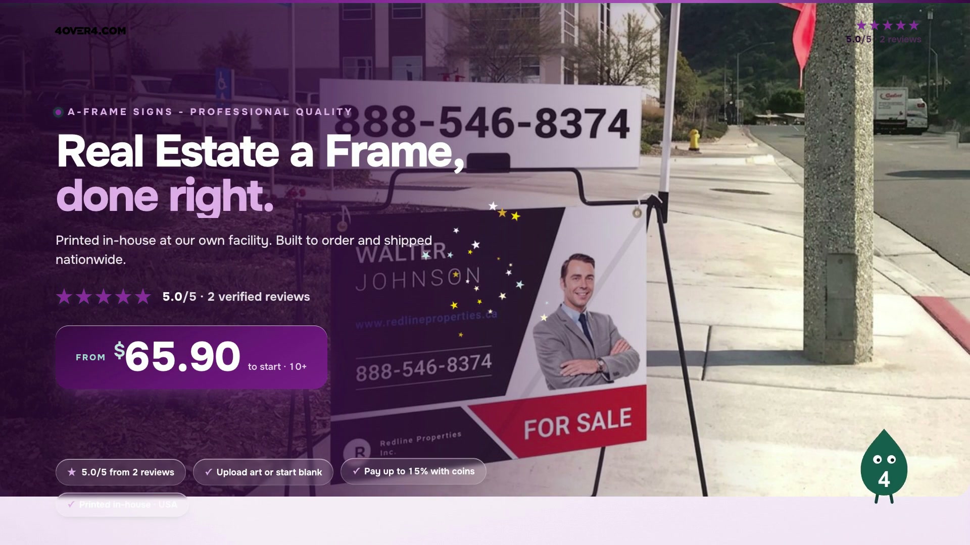 Real Estate a Frame product video