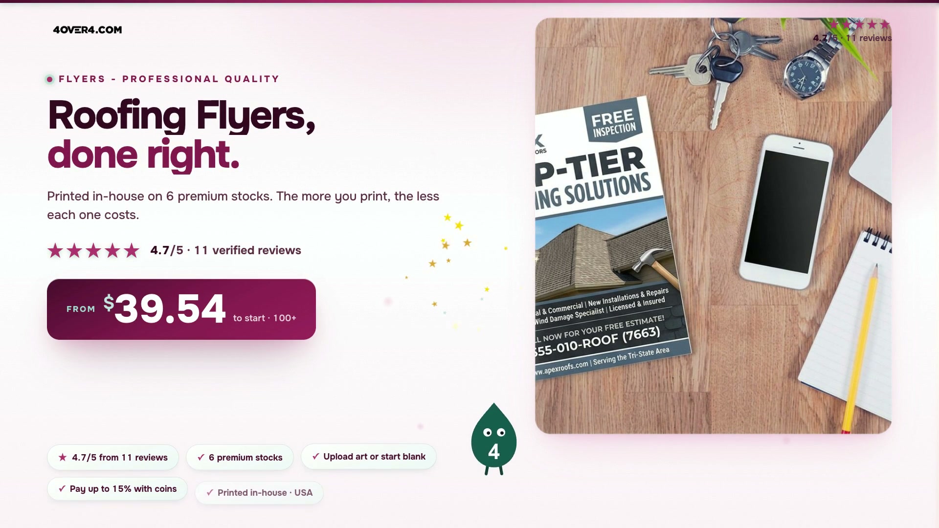 Roofing Flyers product video