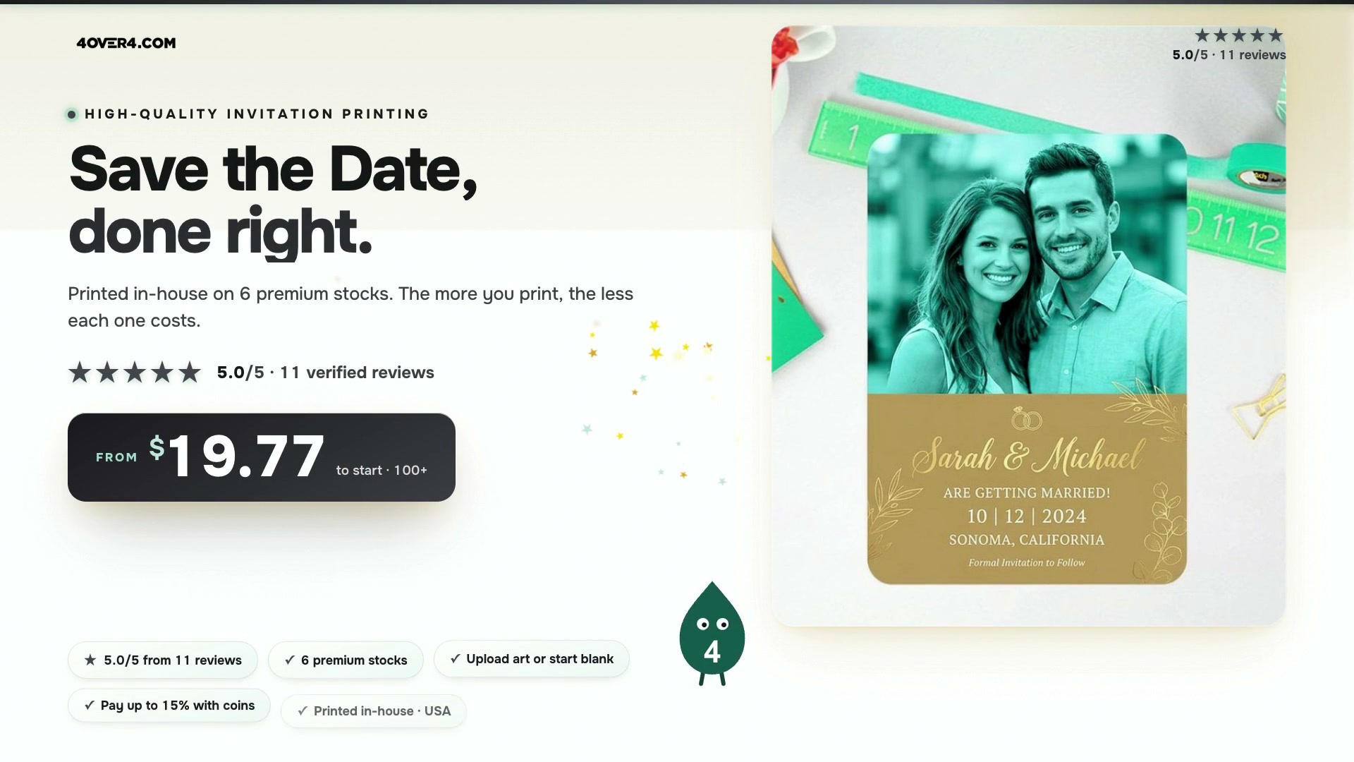 Save the Date product video