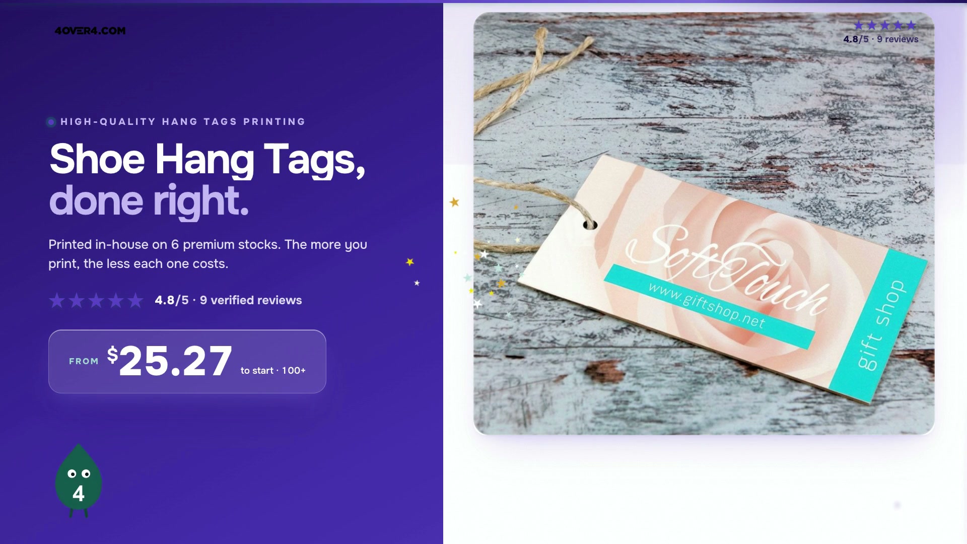 Shoe Hang Tags product video