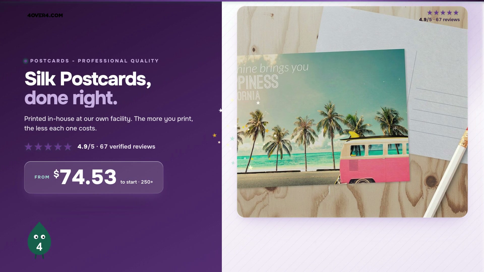 Silk Postcards product video