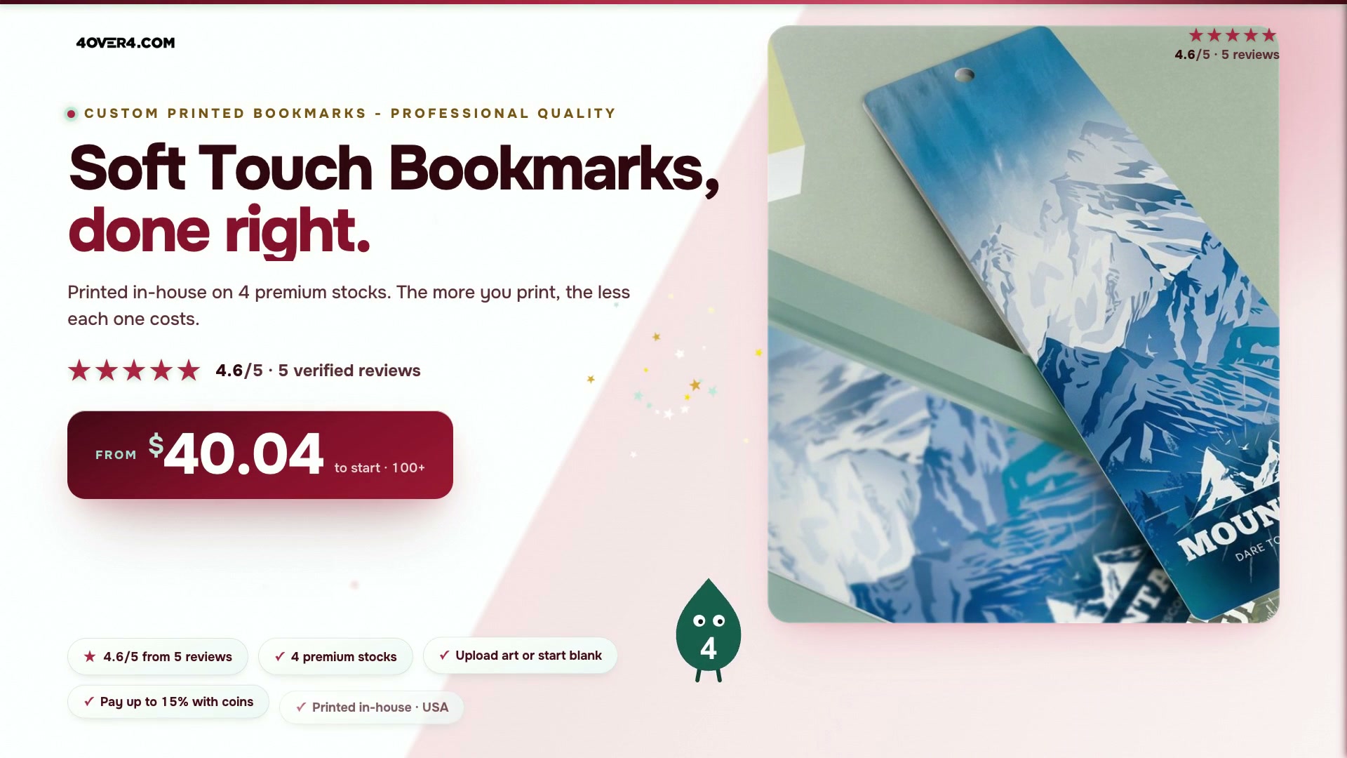 Soft Touch Bookmarks product video