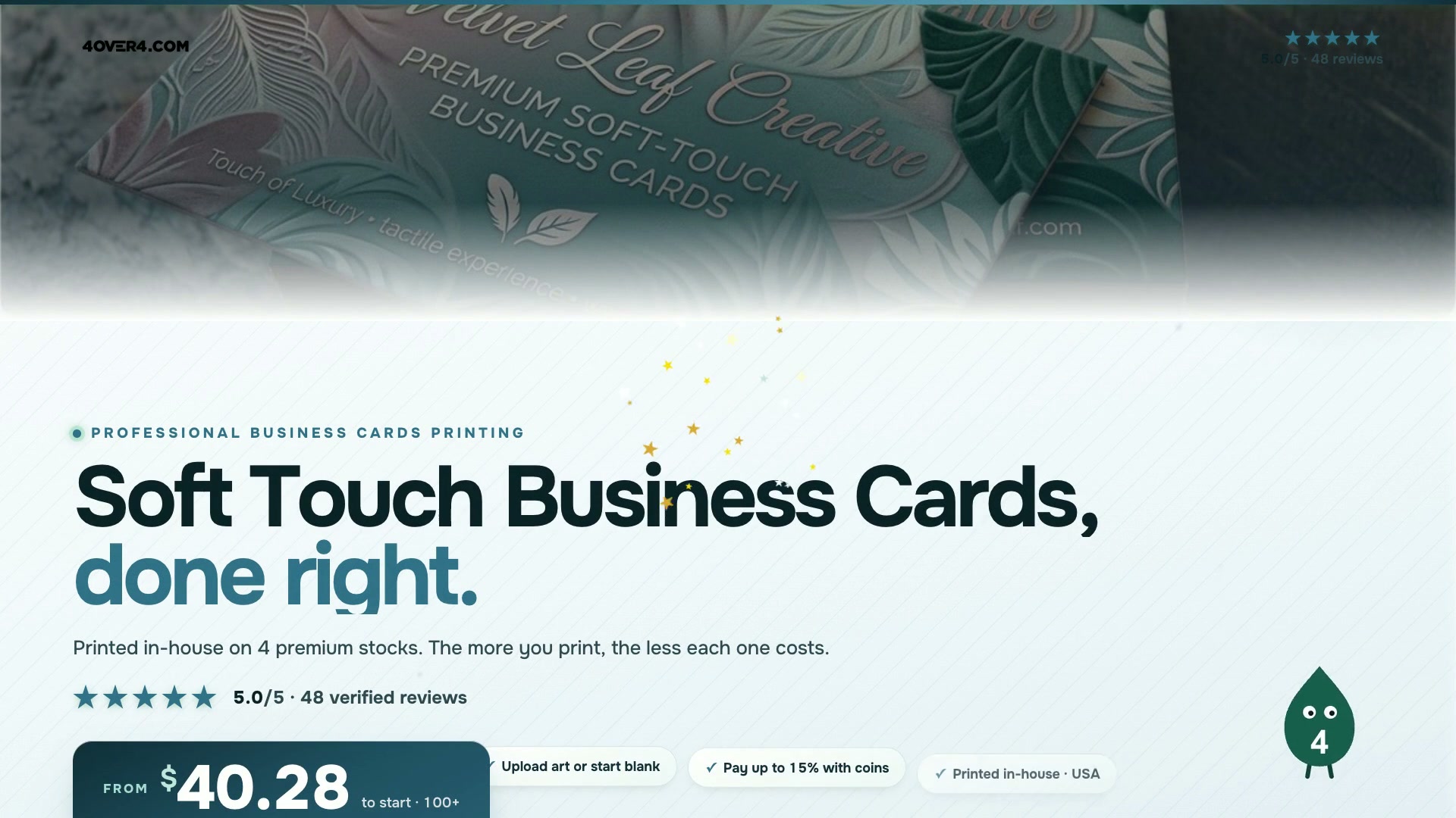 Soft Touch Business Cards product video