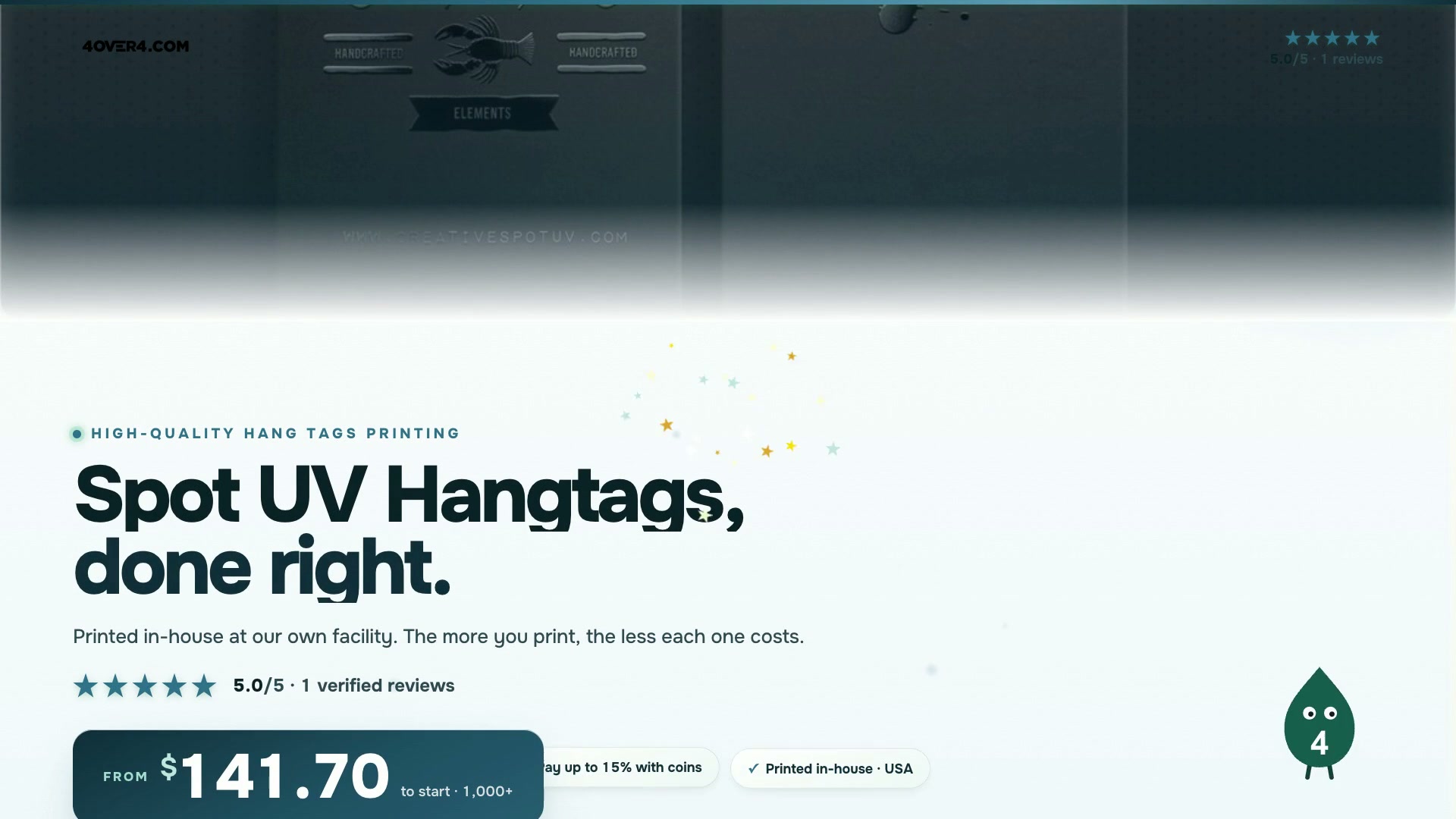 Spot UV Hangtags product video