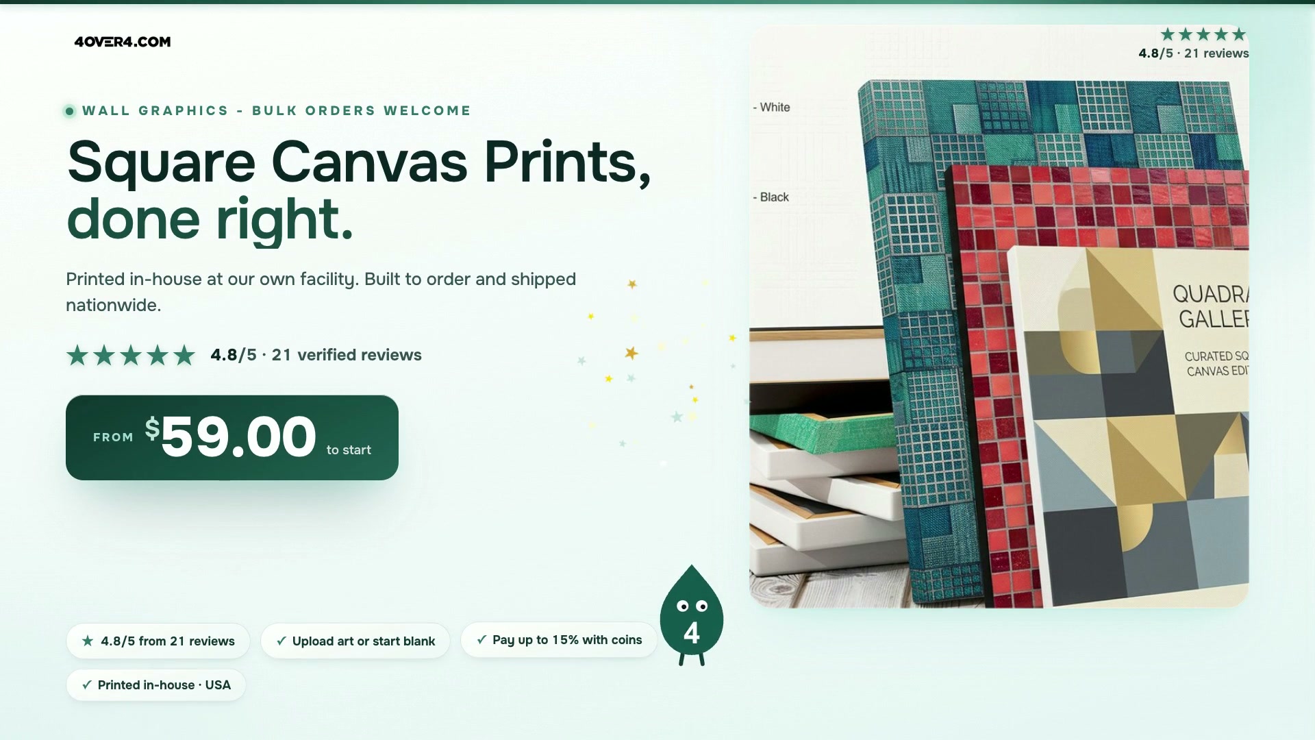 Square Canvas Prints product video