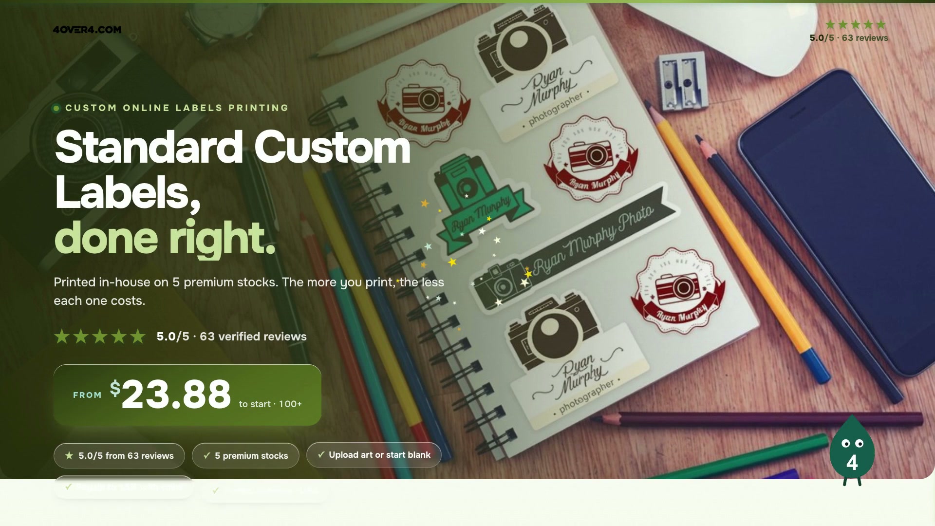 Standard Custom Labels product video